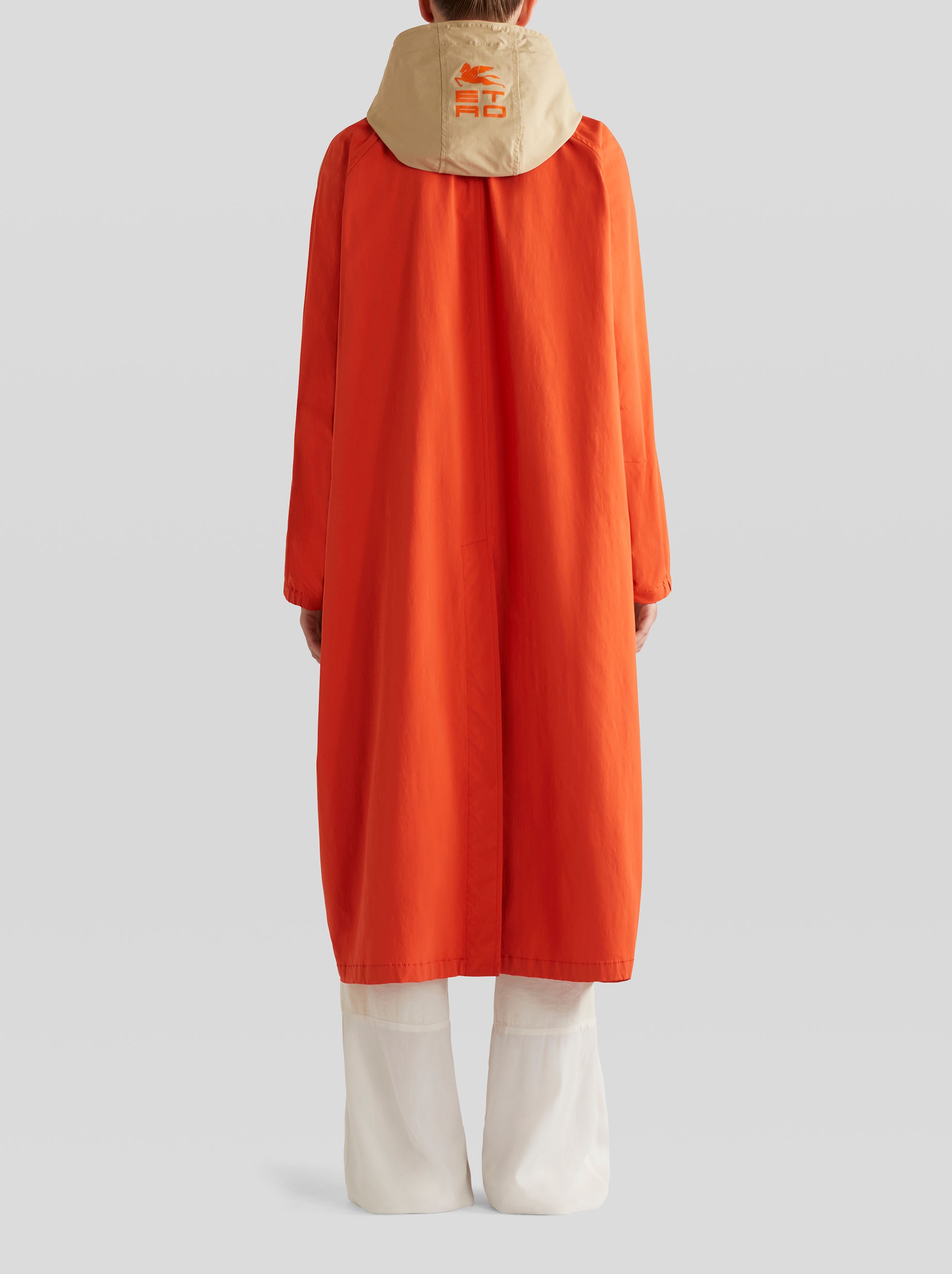 TRENCH COAT WITH ETRO CUBE LOGO - 4