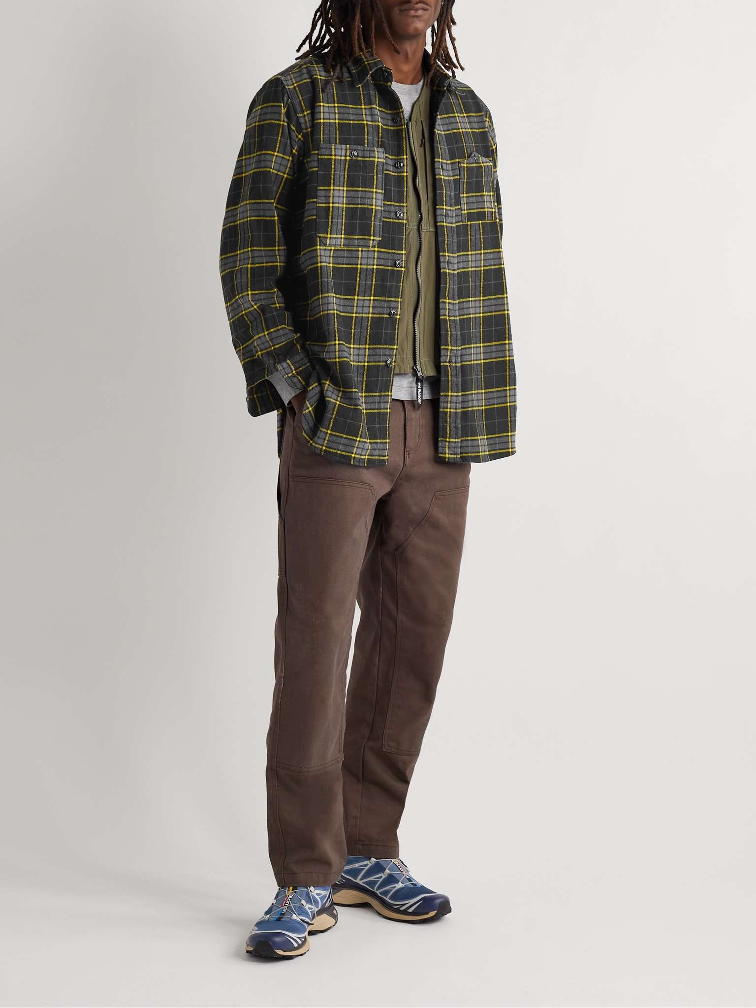 Brushed Checked Cotton-Flannel Shirt - 2