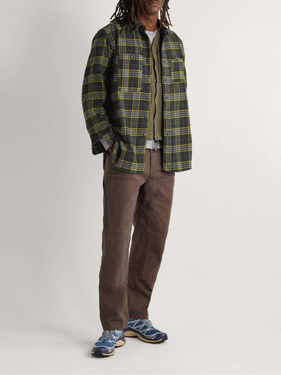 Engineered Garments Brushed Checked Cotton-Flannel Shirt outlook