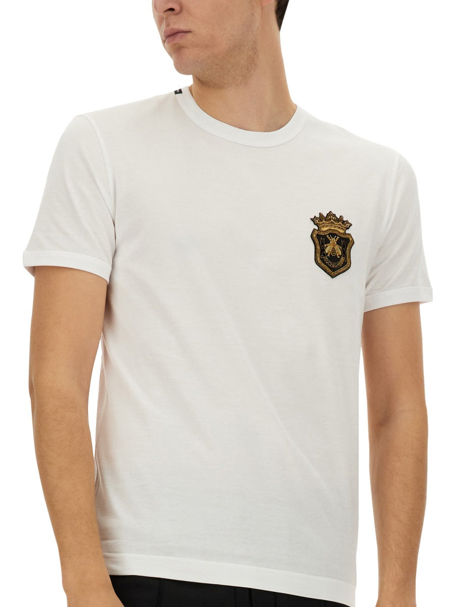 Dolce & Gabbana Men Cotton T-Shirt - 4