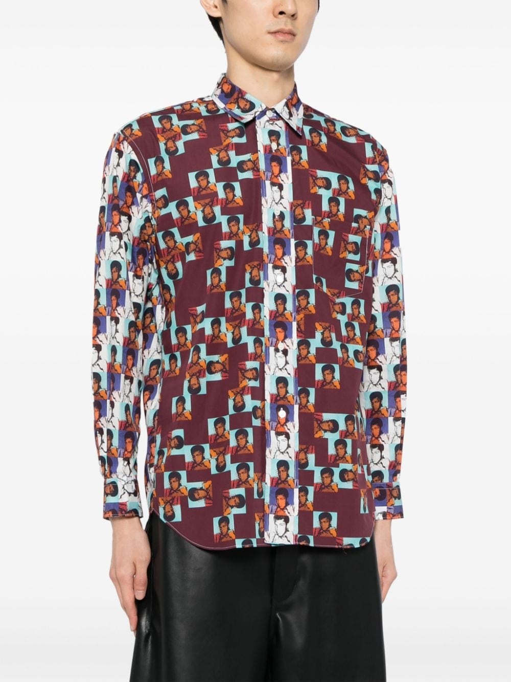 x Andy Warhol Ali cotton shirt - 3