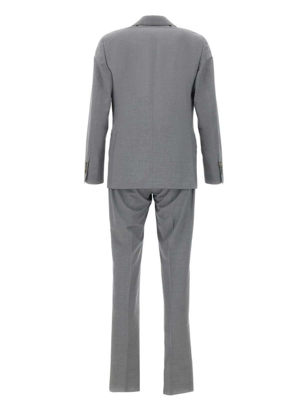double-breasted peak lapel suit - 5