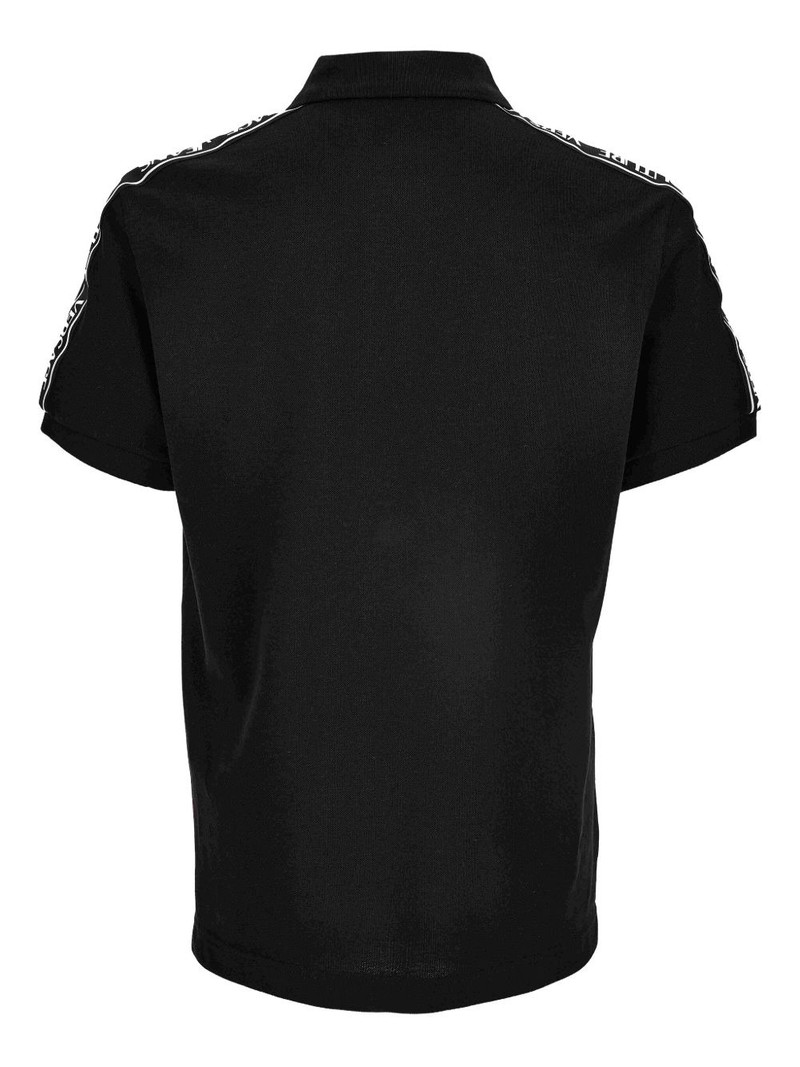 VERSACE JEANS COUTURE tape-detail polo shirt outlook