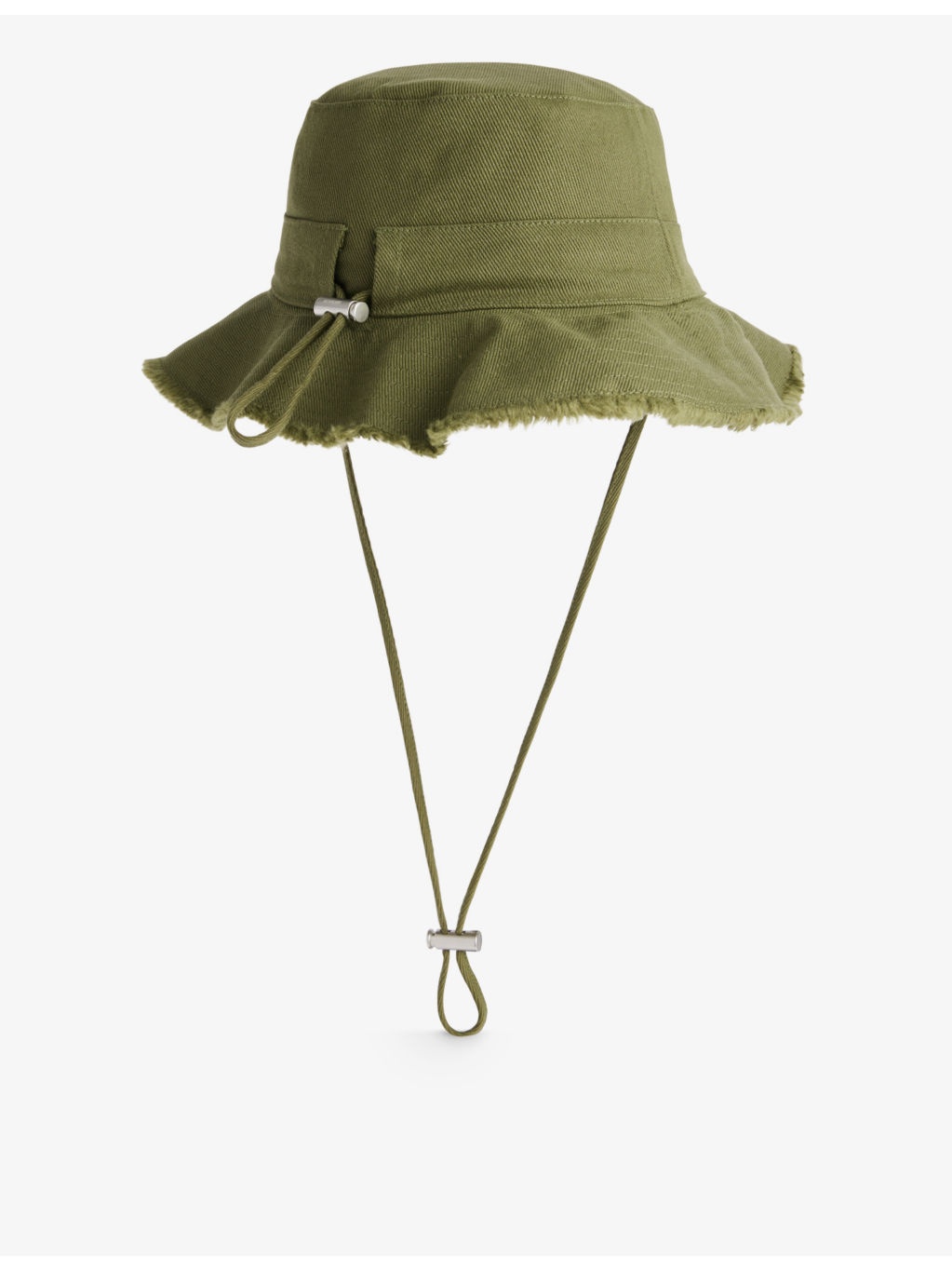 Le Bob Artichaut logo-plaque cotton-canvas bucket hat - 3