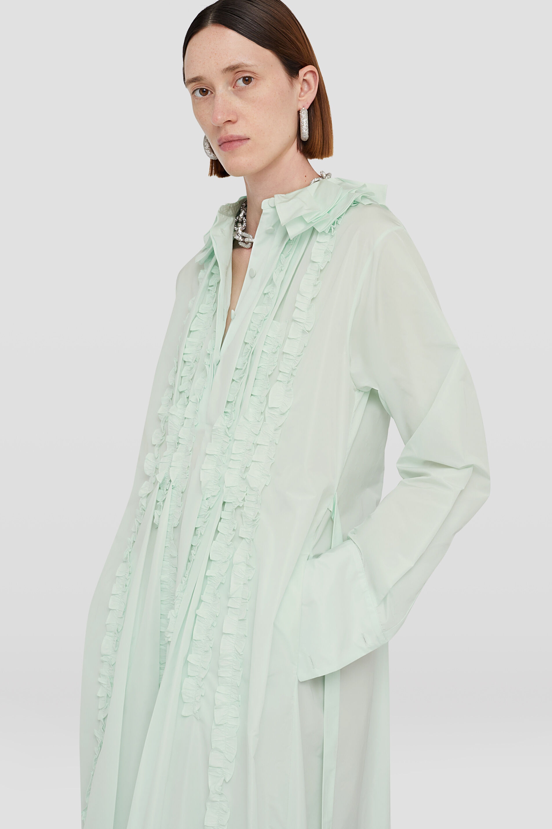 Pleated Dress - 5