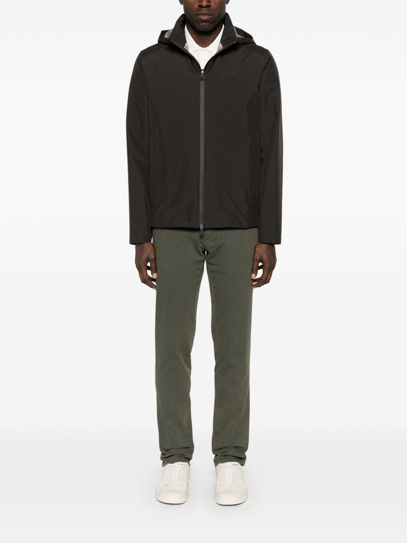 Herno waterproof hooded jacket outlook