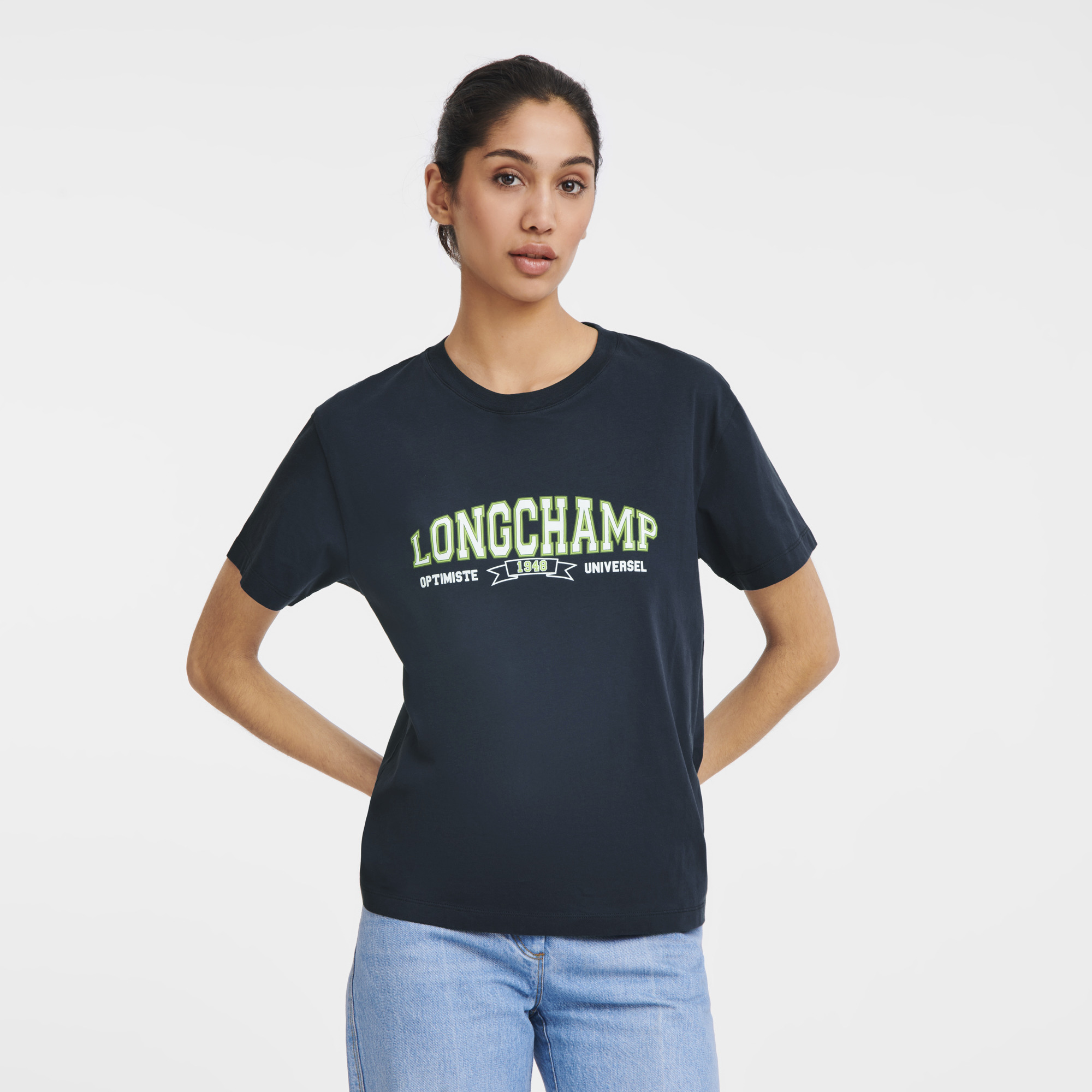 T-shirt Navy - Jersey - 3