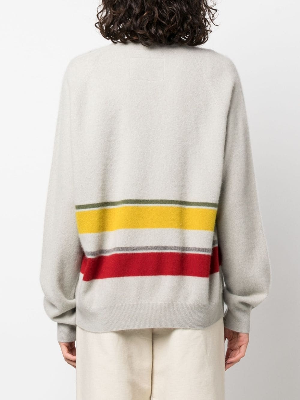 striped cashmere jumper - 4
