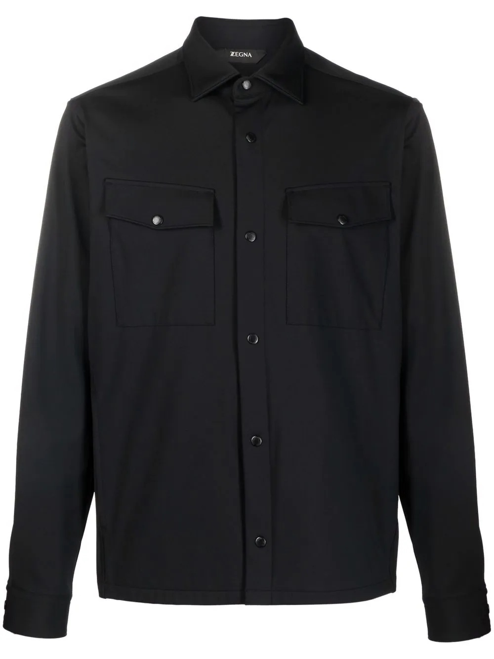 patch pocket shirt - 1