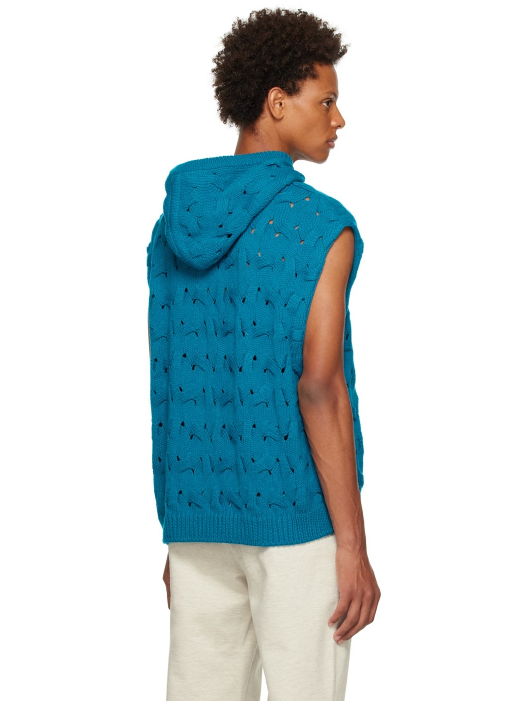 Blue Twisted Vest - 3