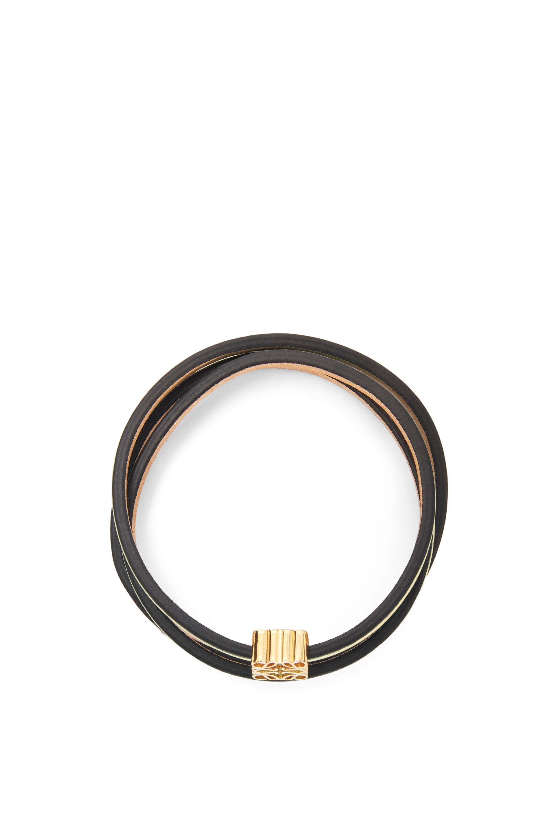 Twist bangle in calfskin - 2