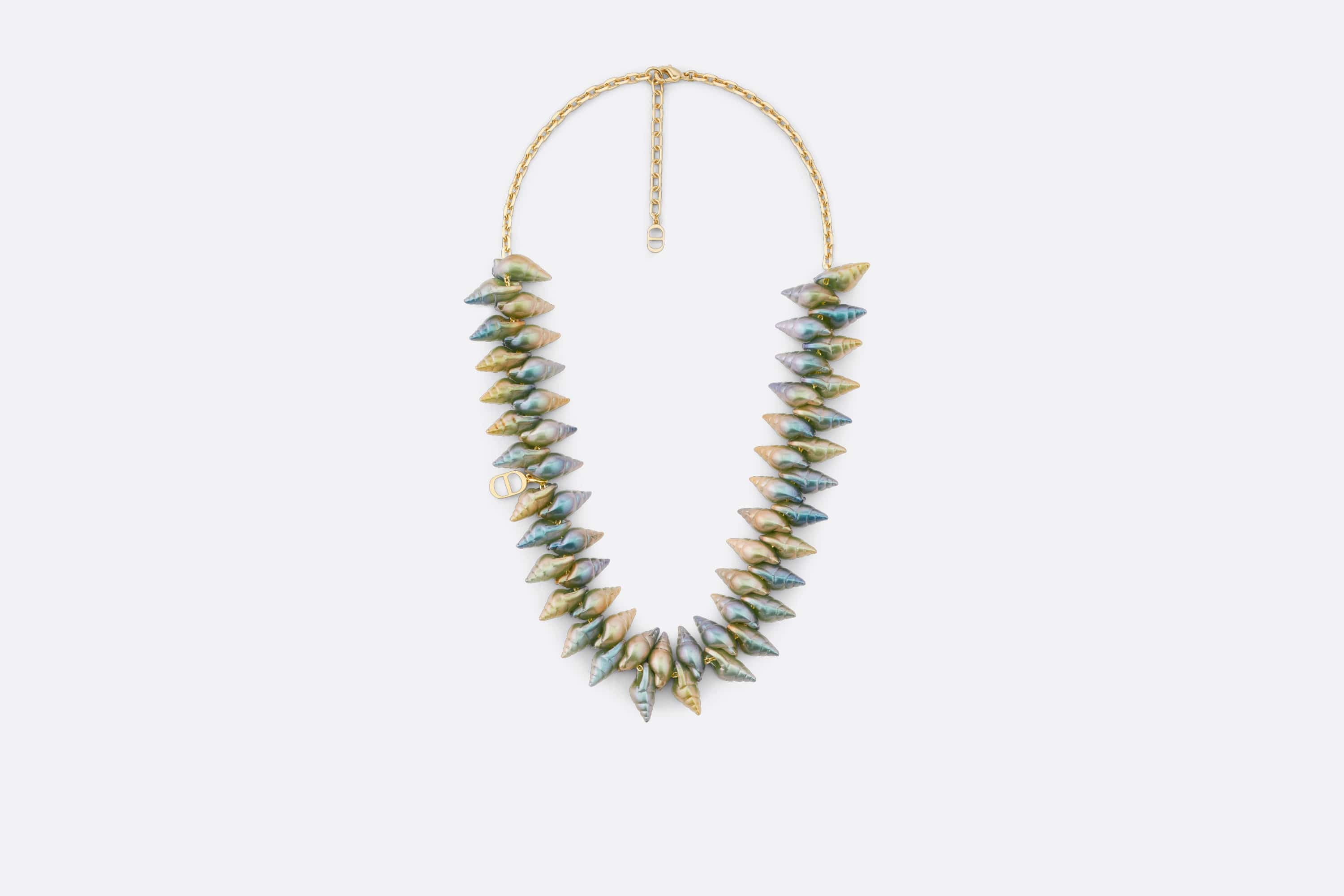 Iridescent Shell Necklace - 2