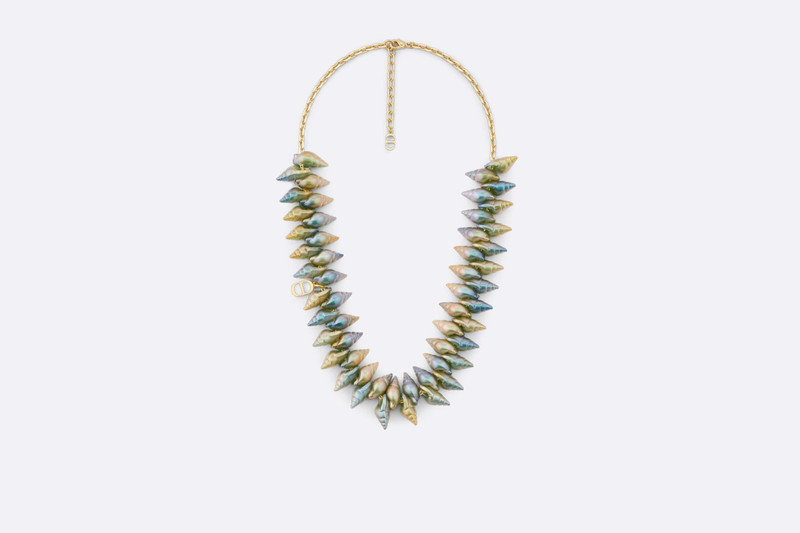 Dior Iridescent Shell Necklace outlook