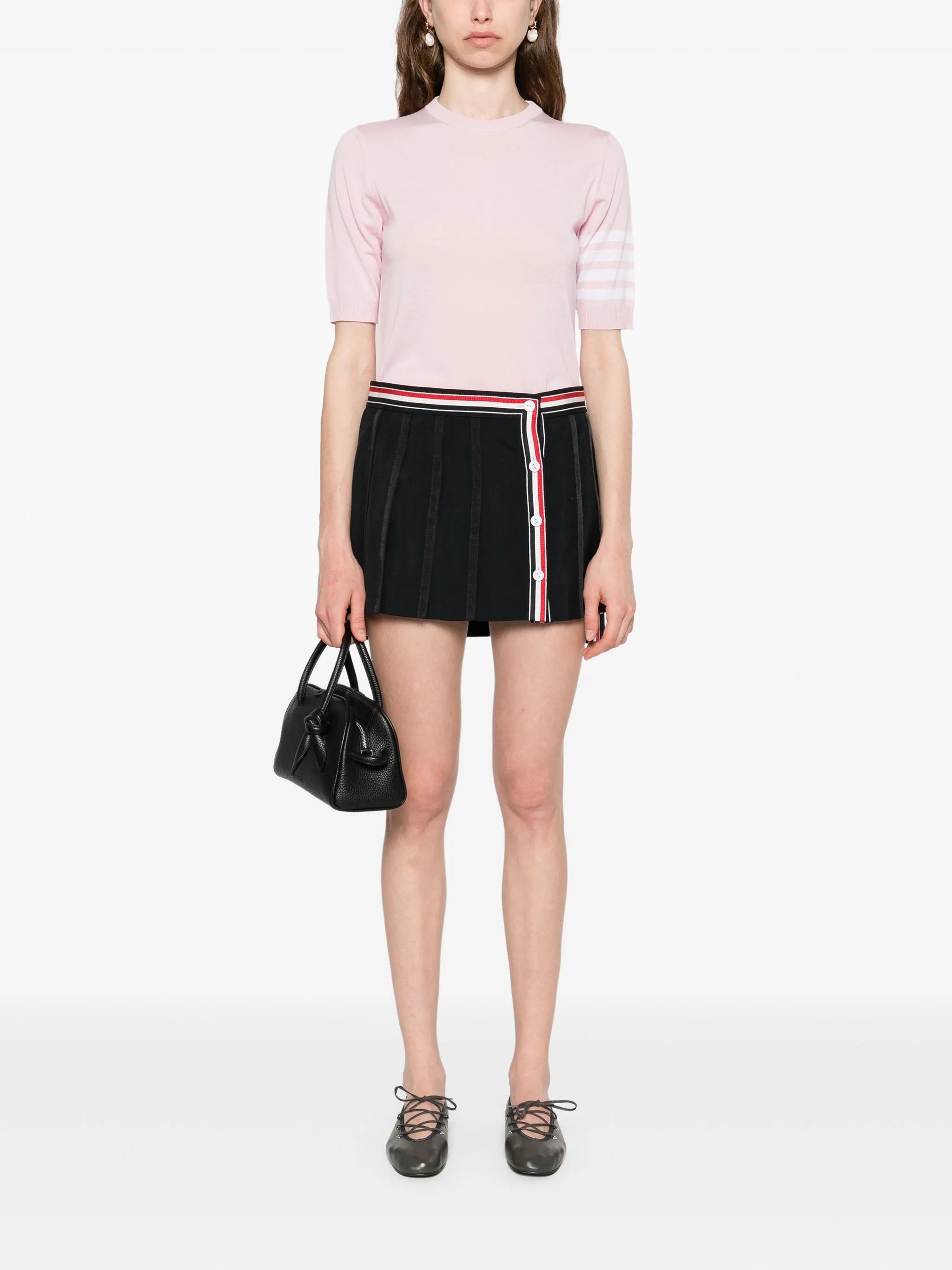 Pleated Mini Skirt - 5