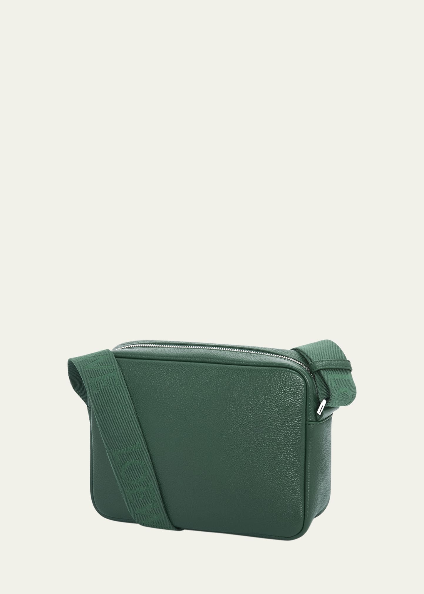 Men's XS Pebble Leather Messenger Bag - 3