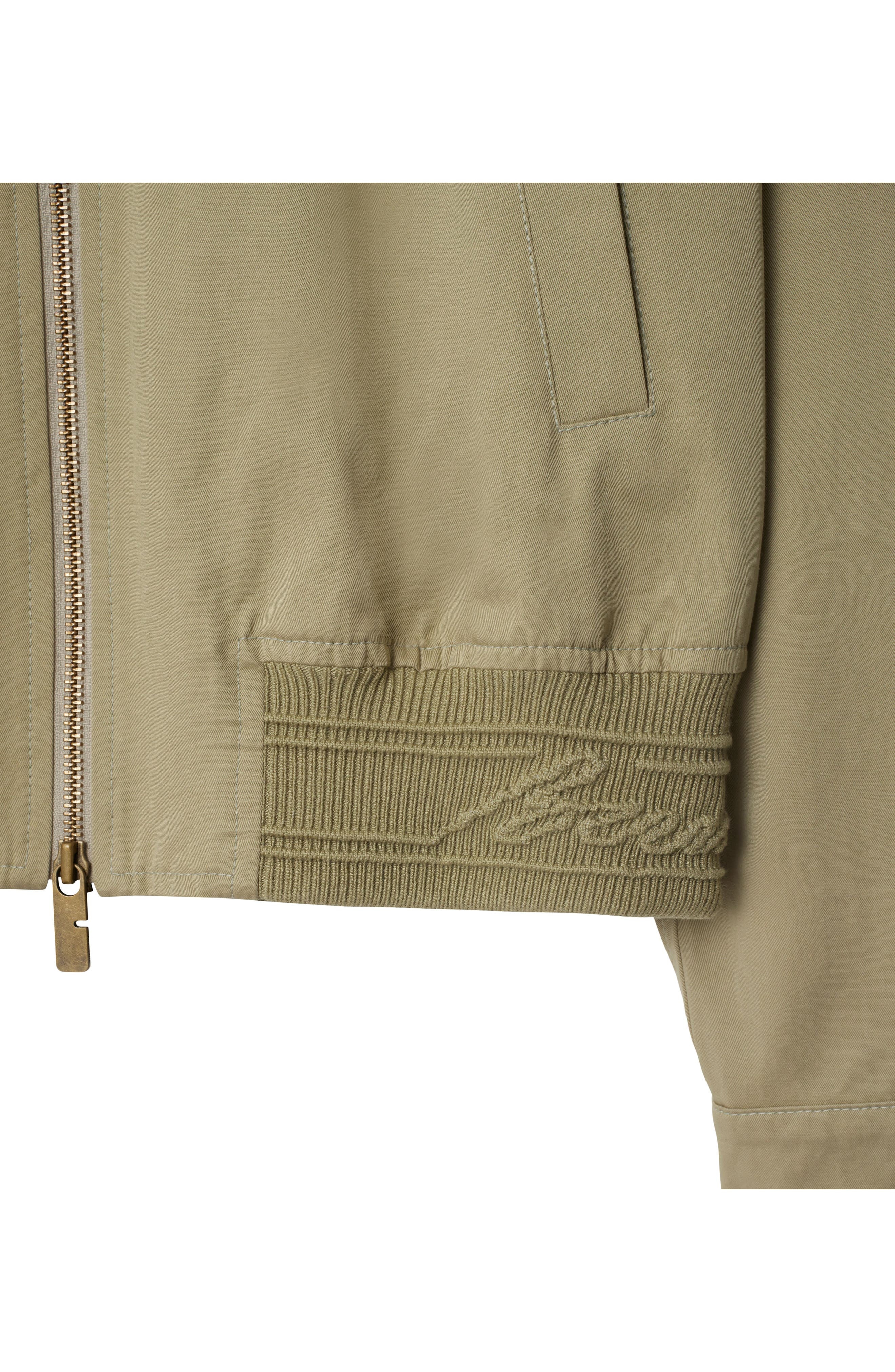 burberry Harrington Cursive Hem Jacket in Skylark at Nordstrom - 5