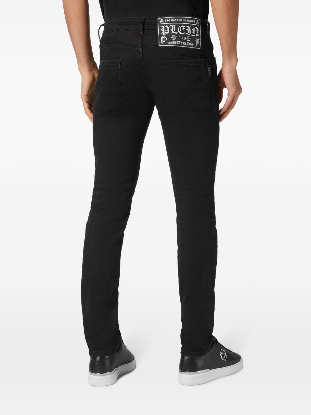 Lion Circus mid-rise slim-fit jeans - 4