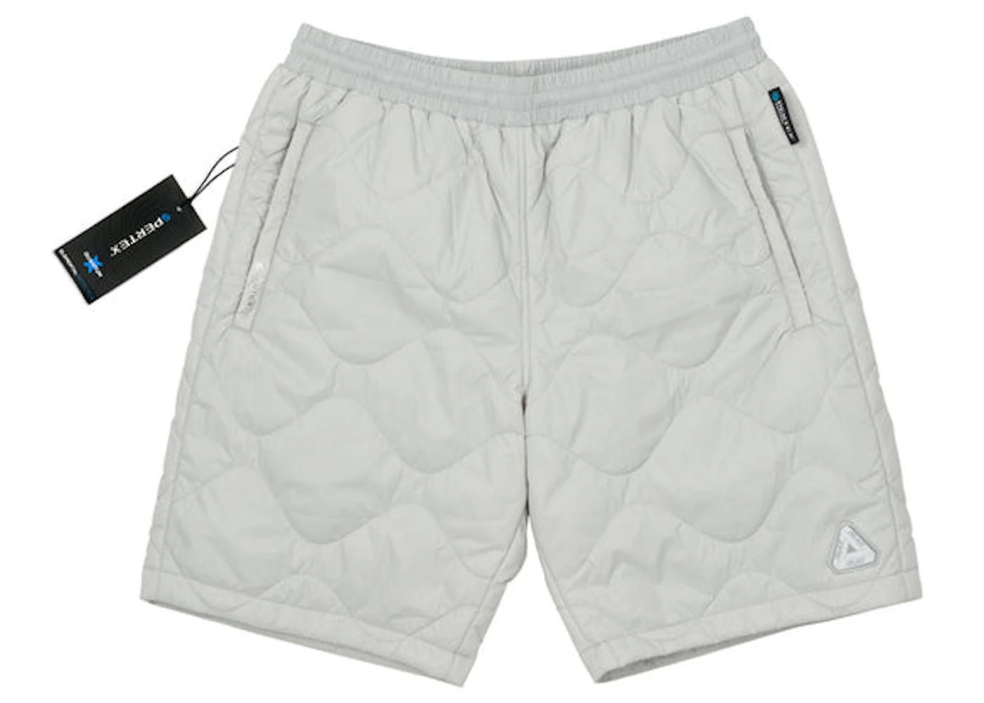 Palace Pertex Quilter Shorts Grey - 1