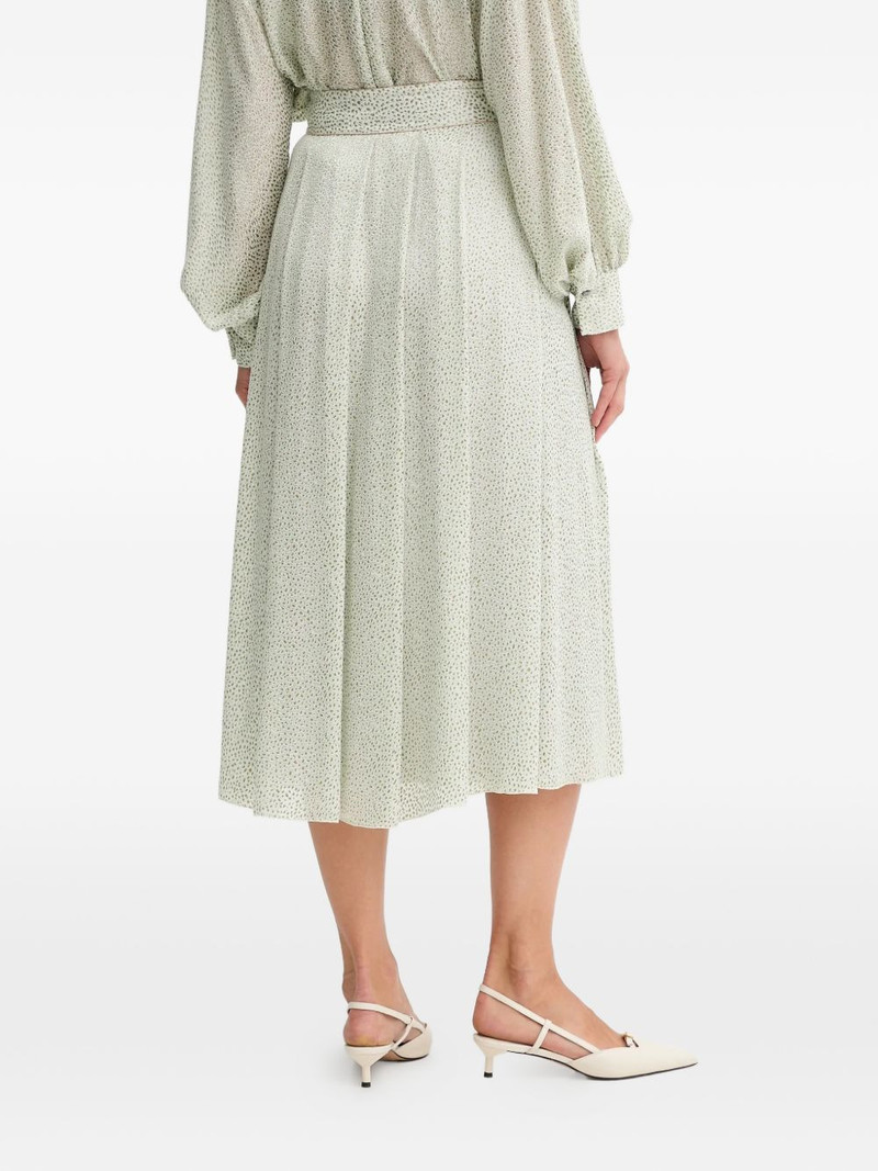 button pleated midi skirt 3