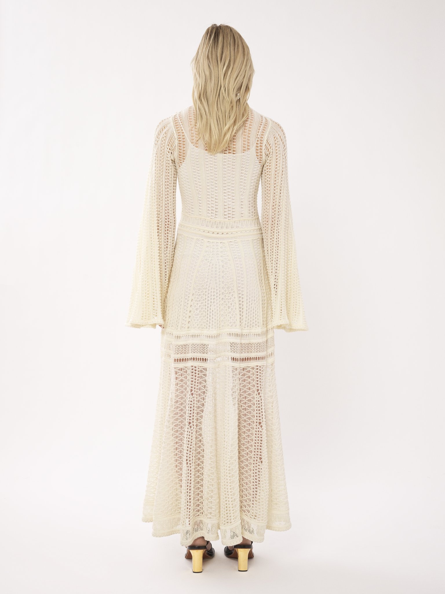 LONG FLARE DRESS - 4
