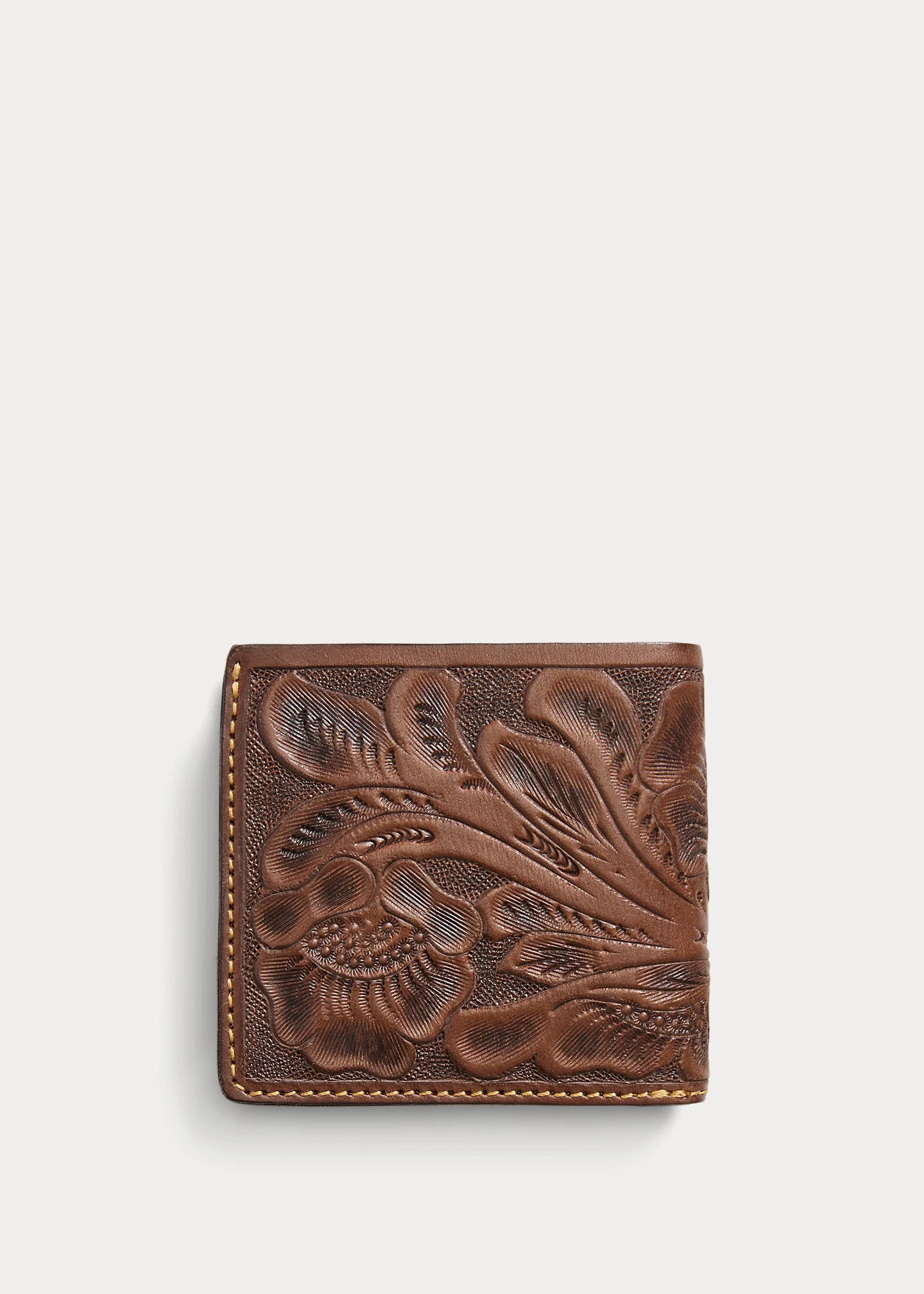 Hand-Tooled Leather Billfold - 2