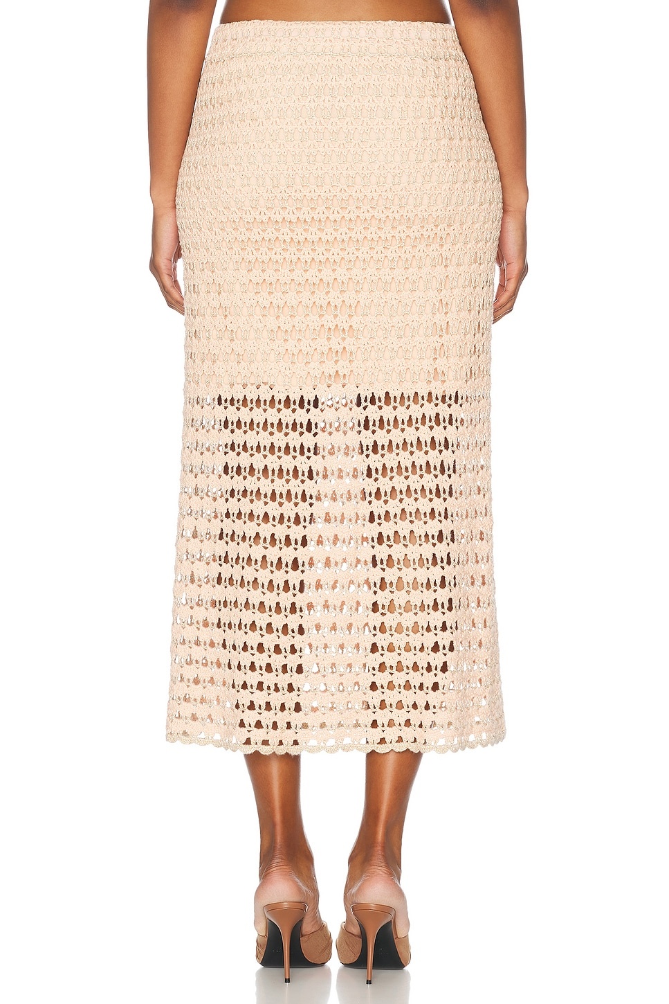 Tallow Crochet Midi Skirt - 4