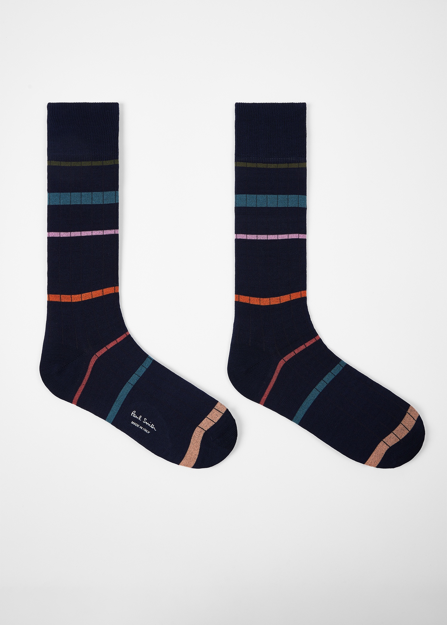 Multi Stripe Socks Three Pack - 2