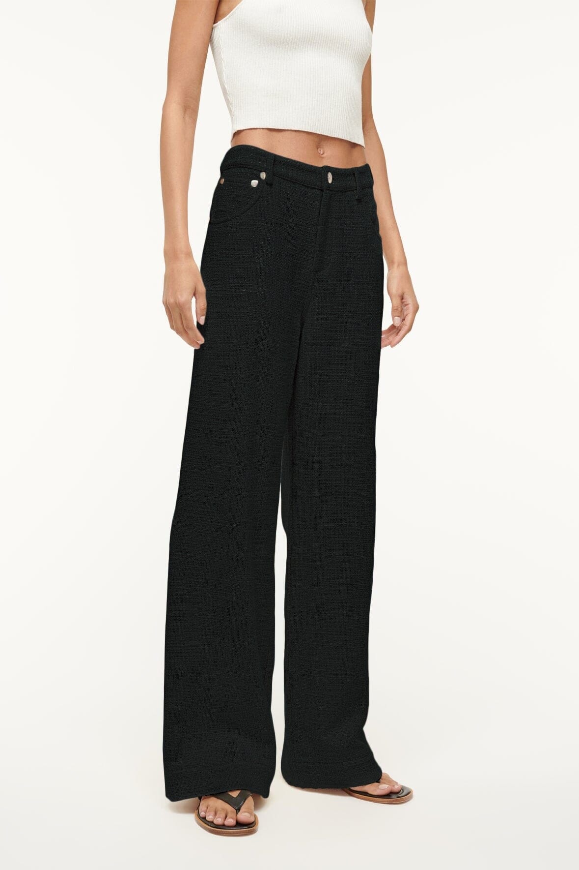 STAUD GRAYSON PANT IVORY - 2