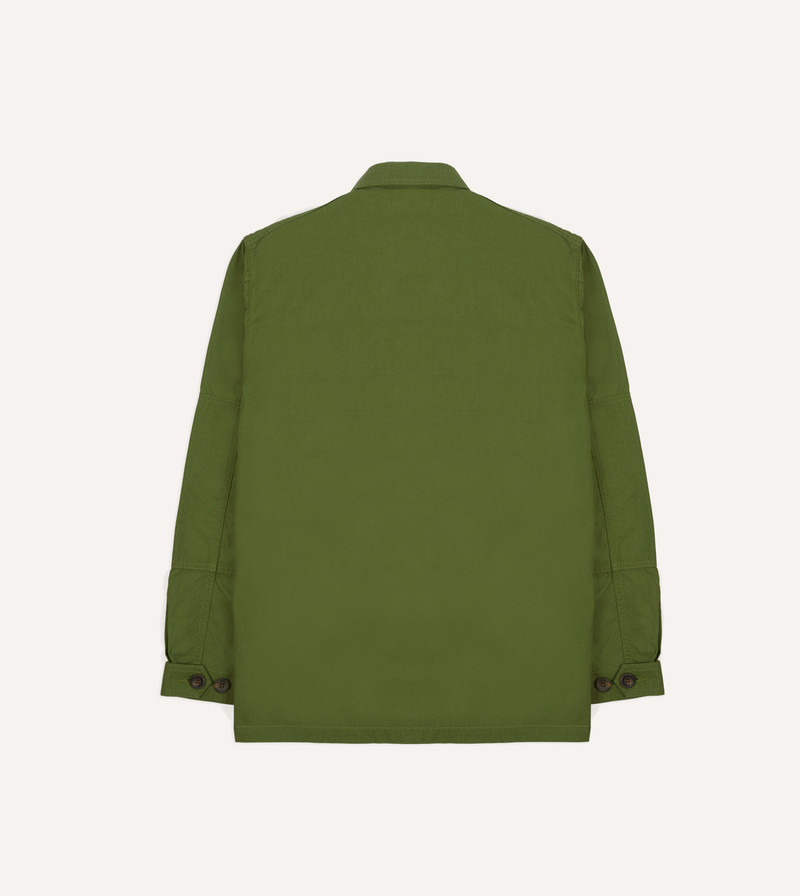Olive Cotton Jungle Jacket 11
