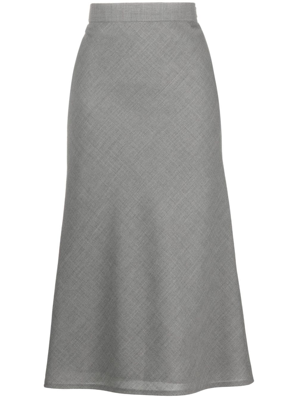 2-ply Fresco midi skirt - 1