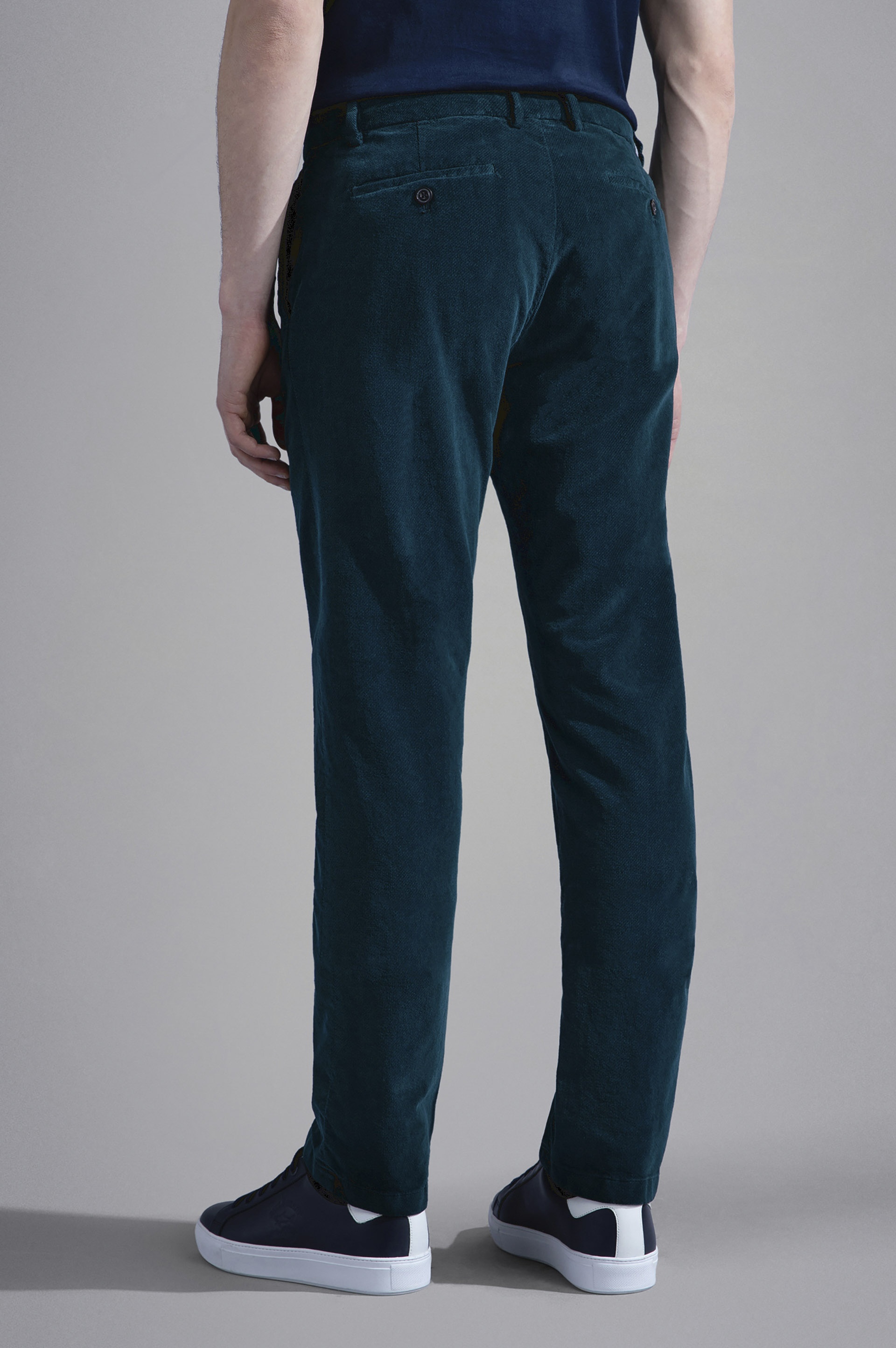 GARMENT DYED CHINO TROUSERS - 3