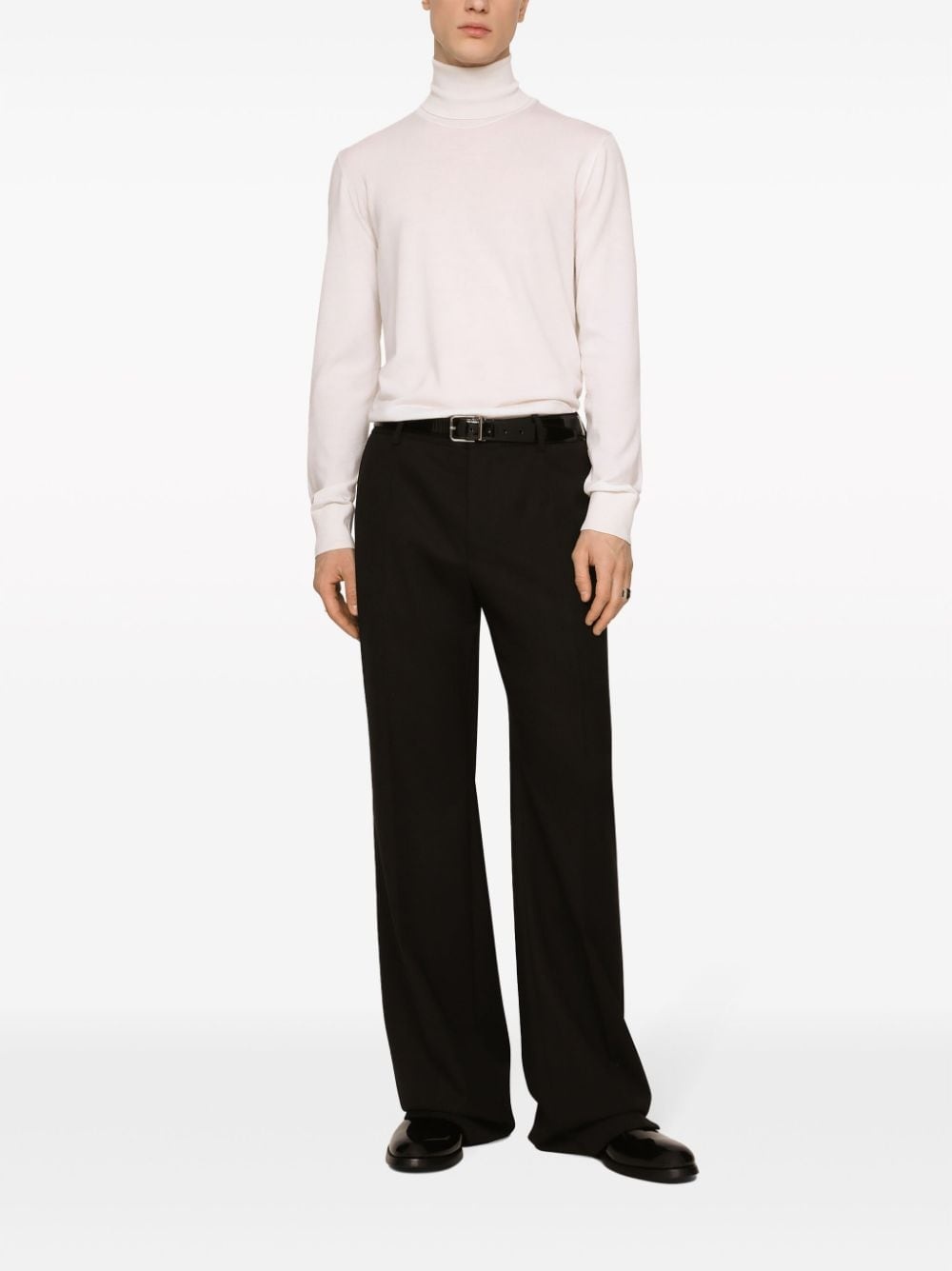 tailored pressed-crease trousers - 2