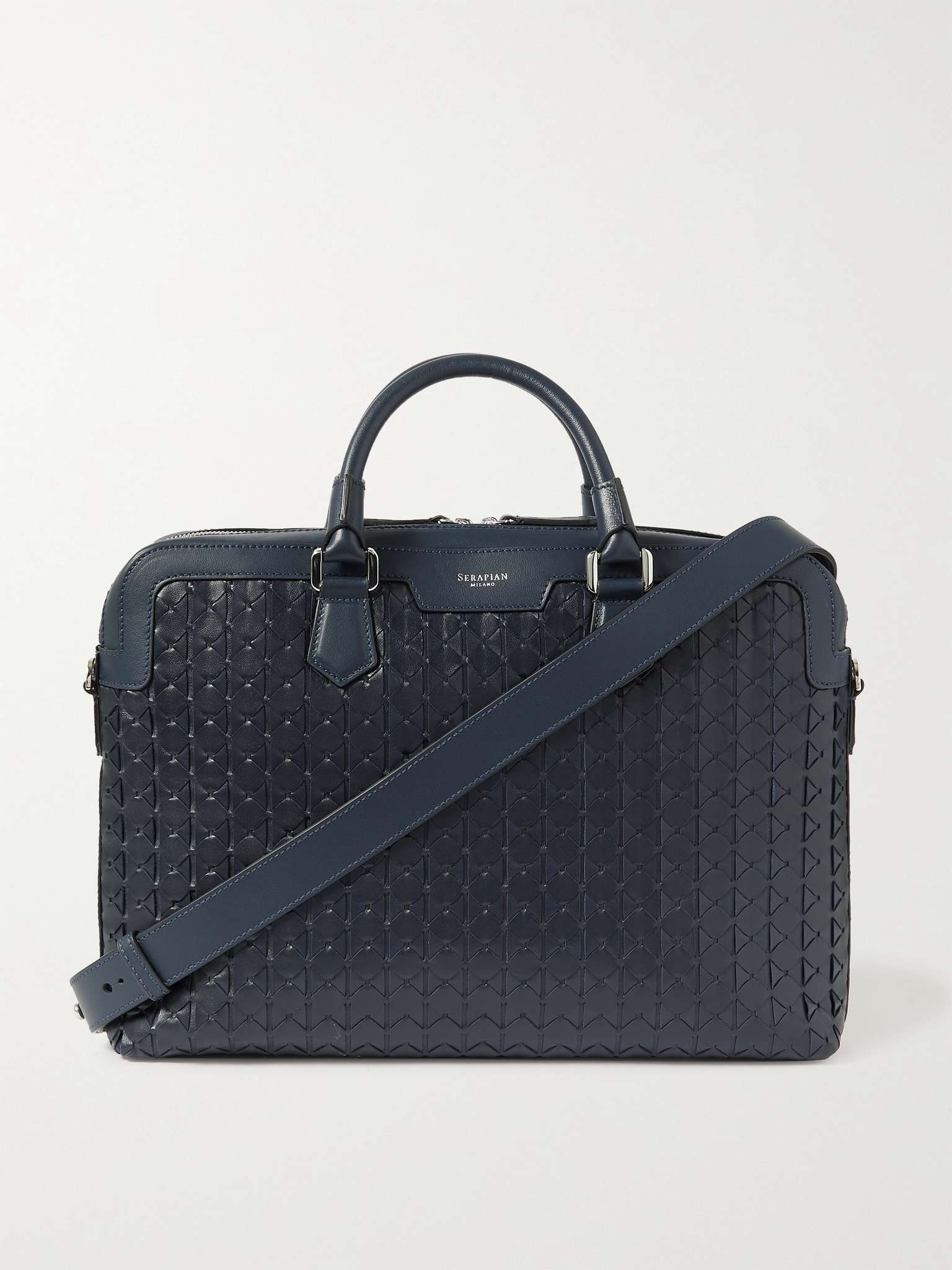 Mosaico Leather Briefcase - 1