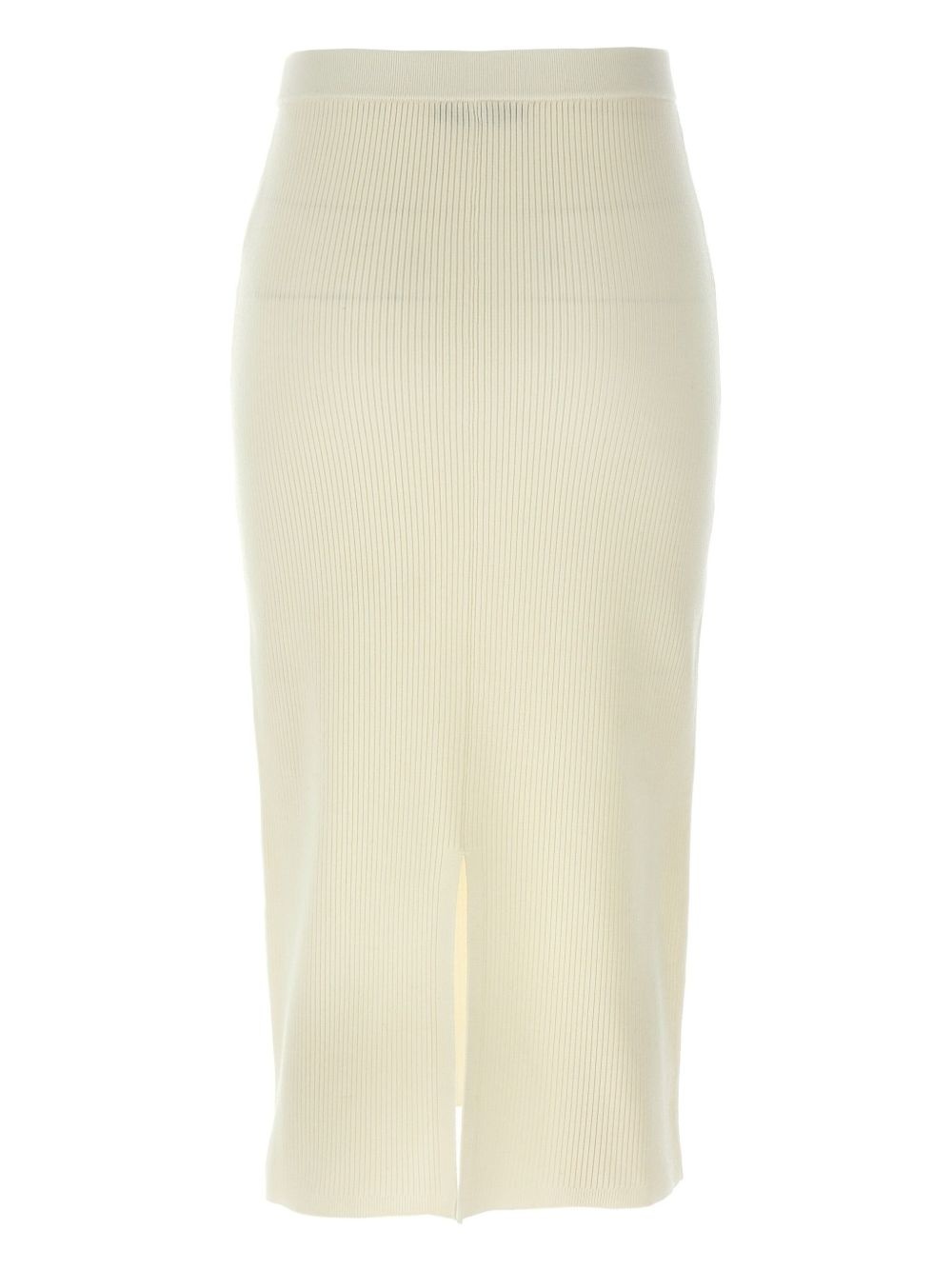 high waisted midi skirt - 2