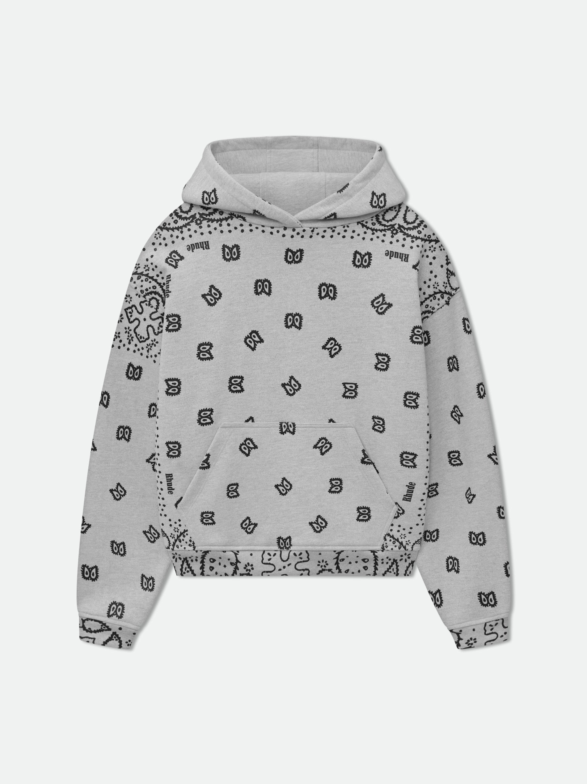 BANDANA PRINT HOODIE - 1