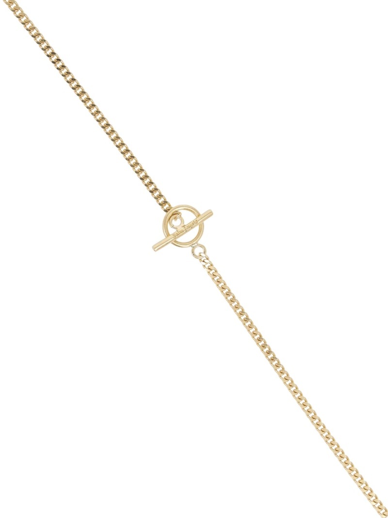 Palm charm brass necklace - 4