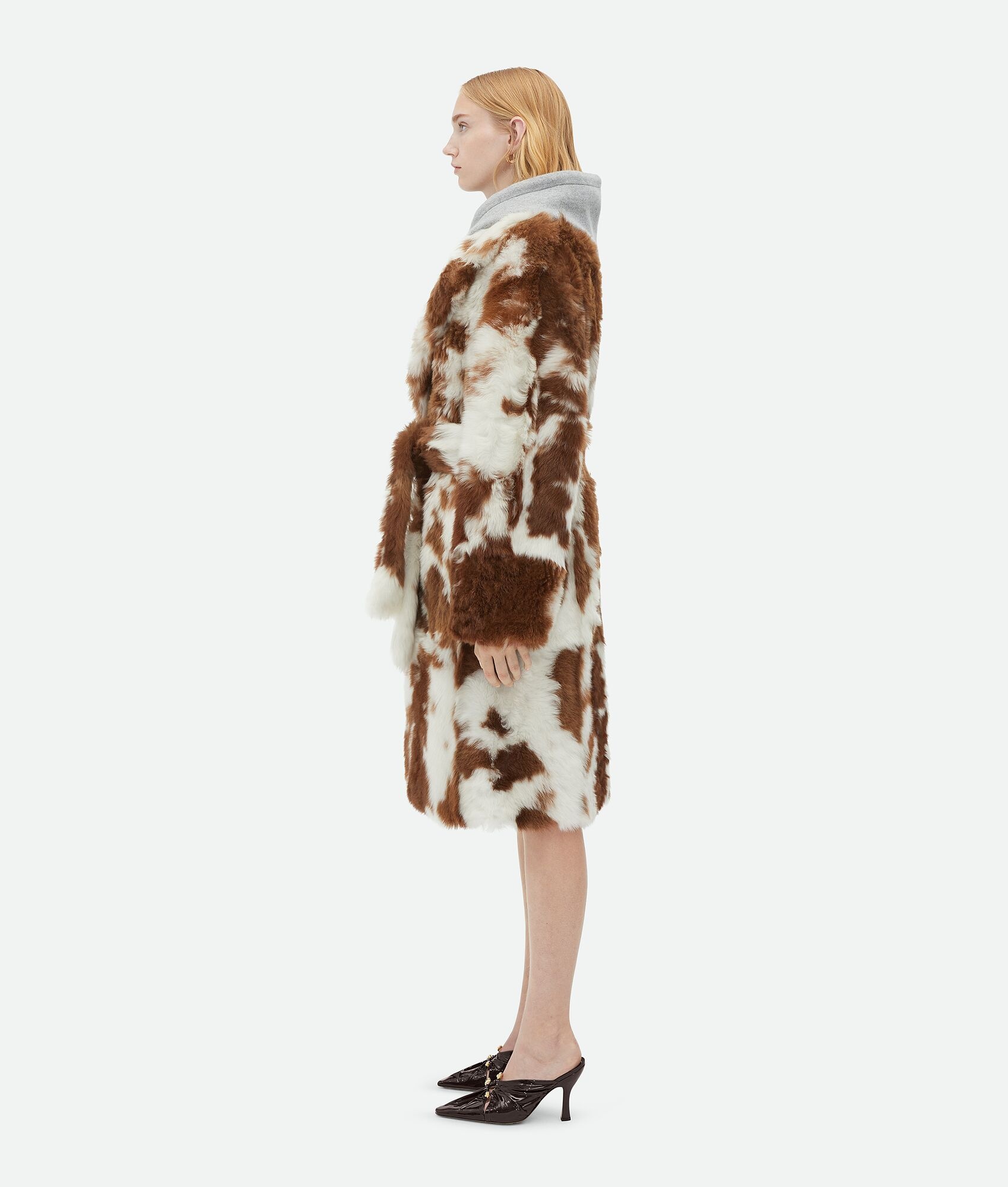 Spotted Shearling Coat - 2