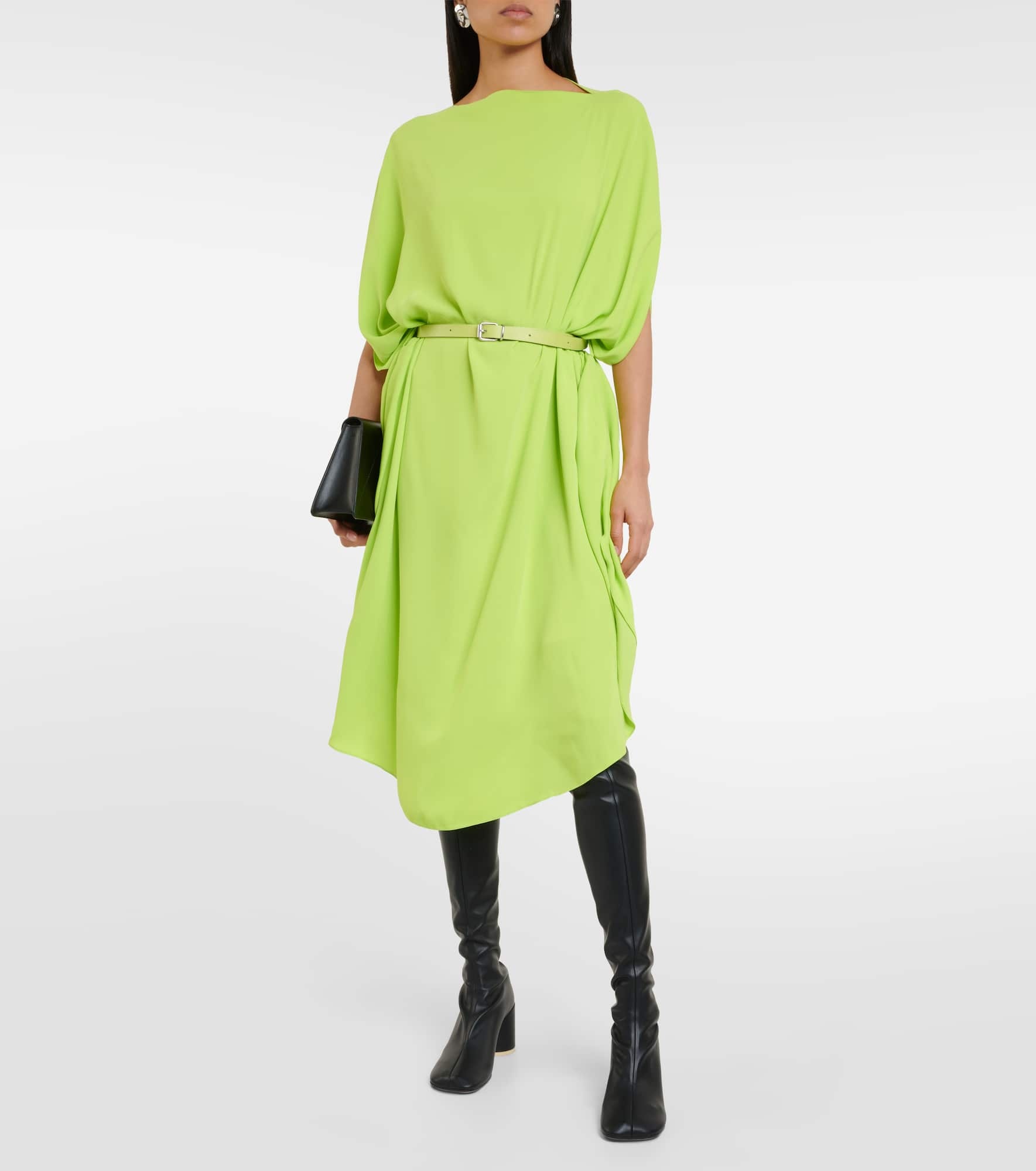 Belted midi dress - 2