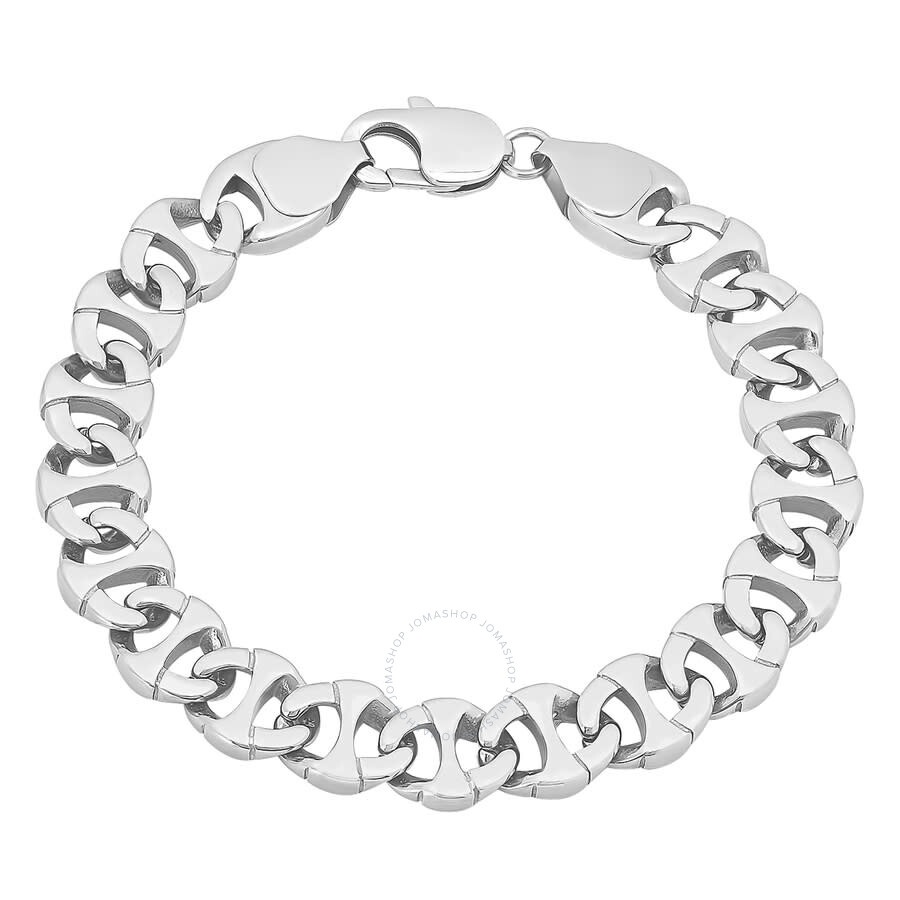Robert Alton - Robert Alton Mariner Link Chain Stainless Steel Men's Jewelry Set - 5