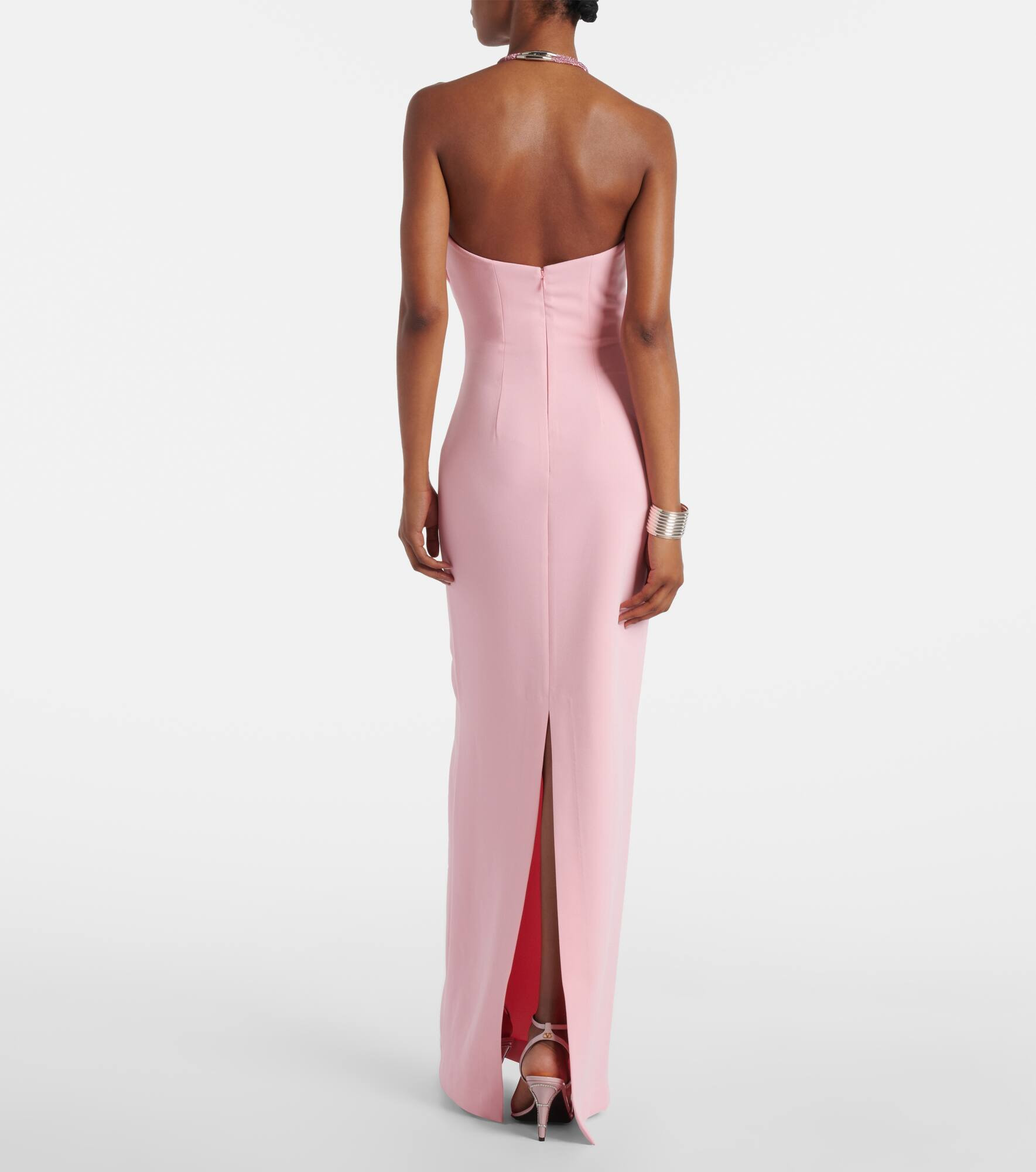 Riva embellished halterneck gown - 3