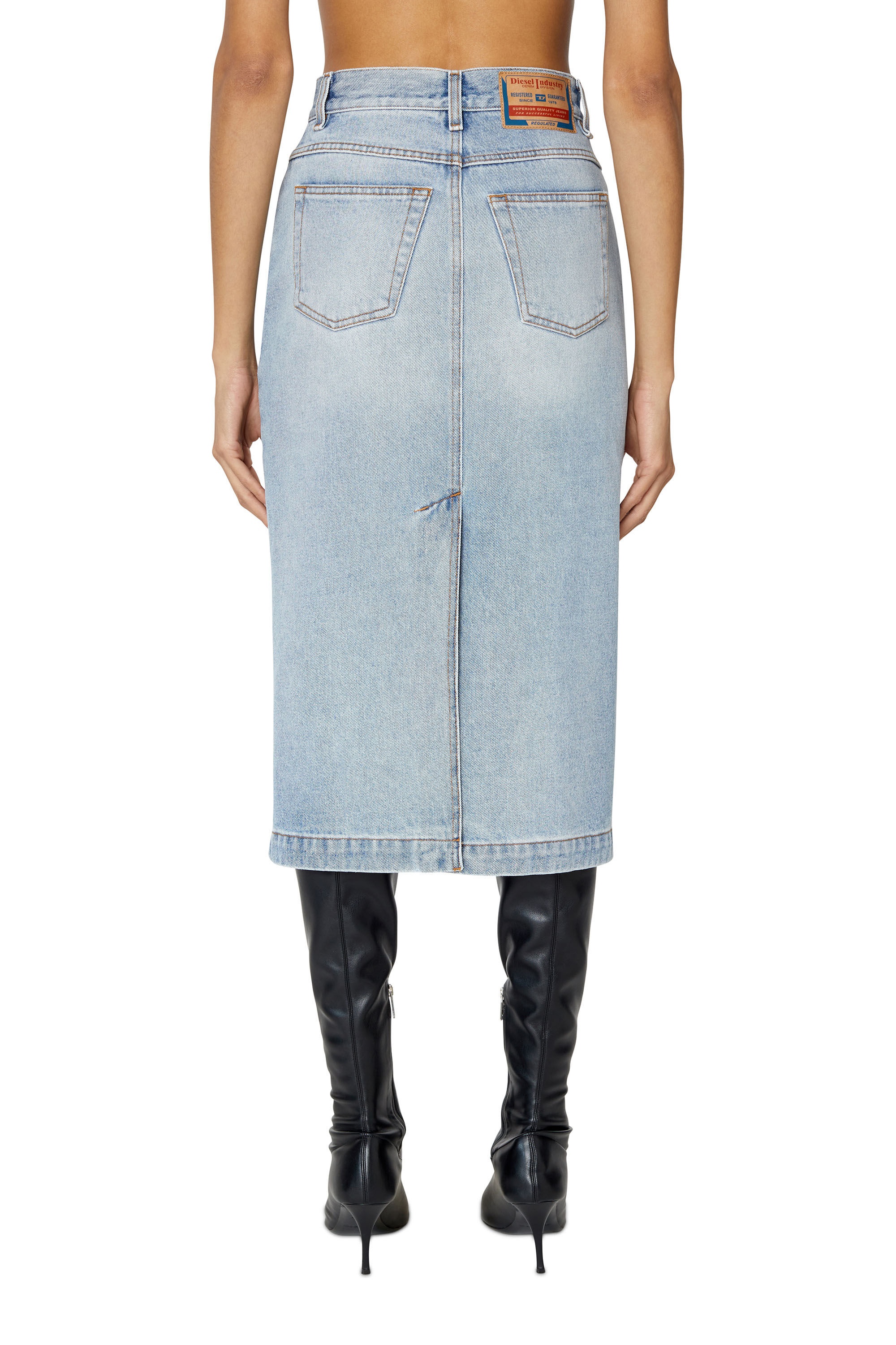 DE-RONNY PENCIL SKIRT - 4