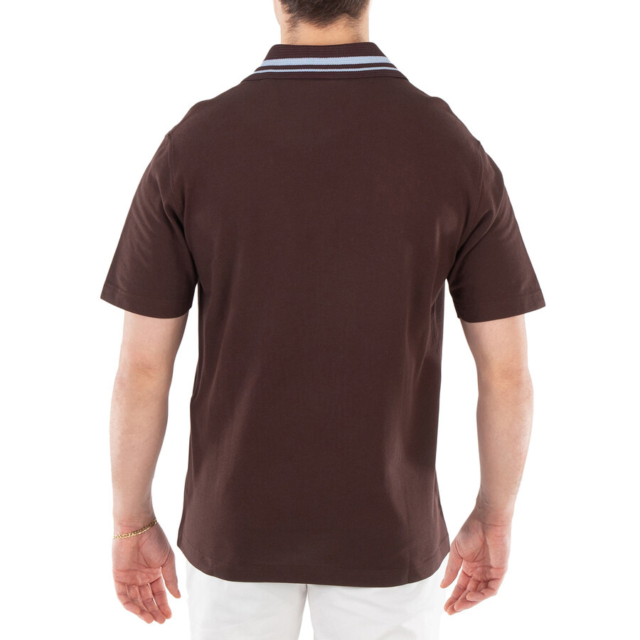 Ferragamo Short Sleeve Cotton Polo Shirt - 5