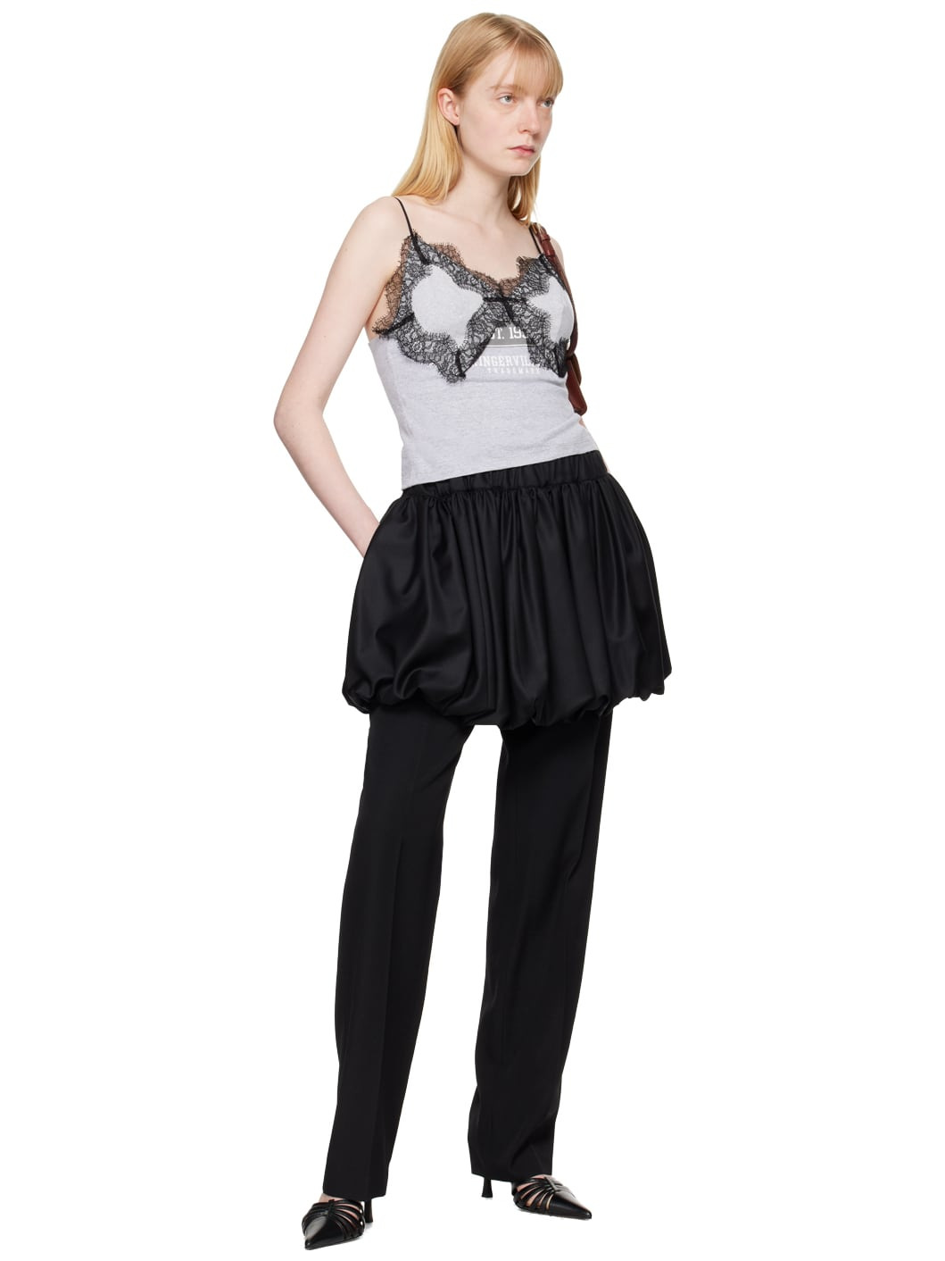 Gray Printed Camisole - 4
