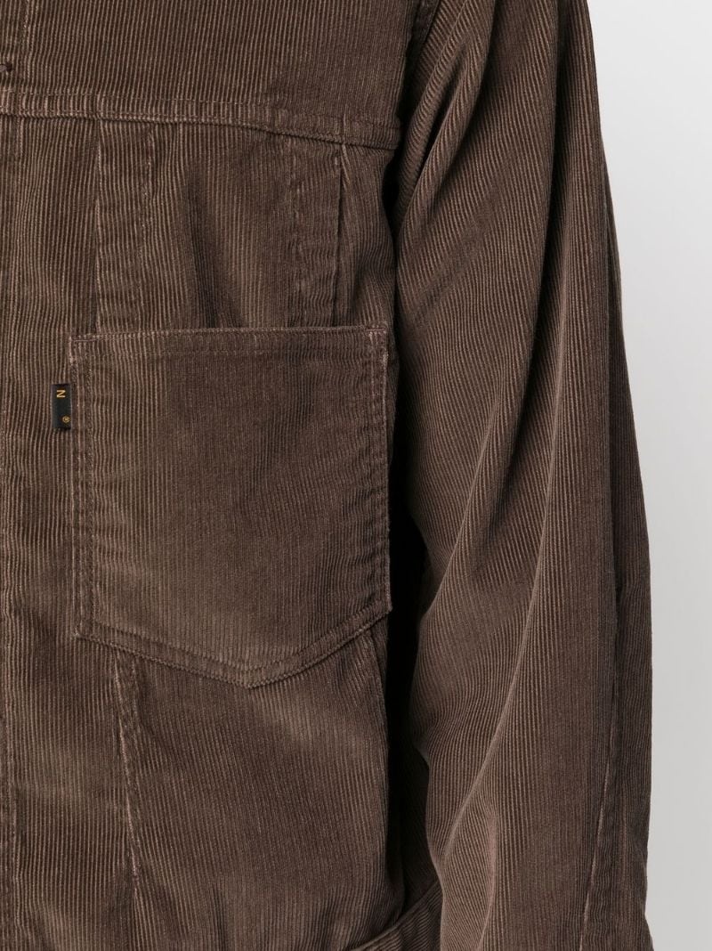buttoned corduroy jacket - 5