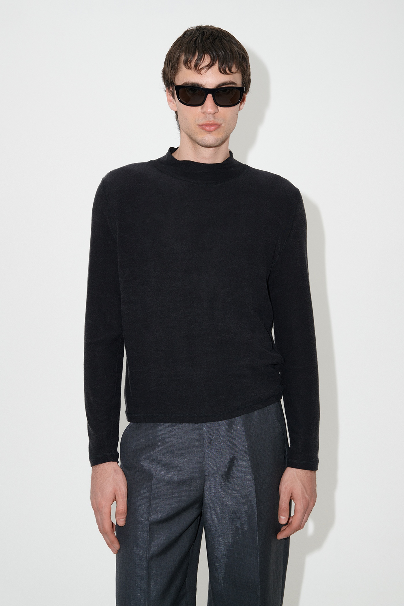 Artist Polo Black Antiqued Cotton - 3