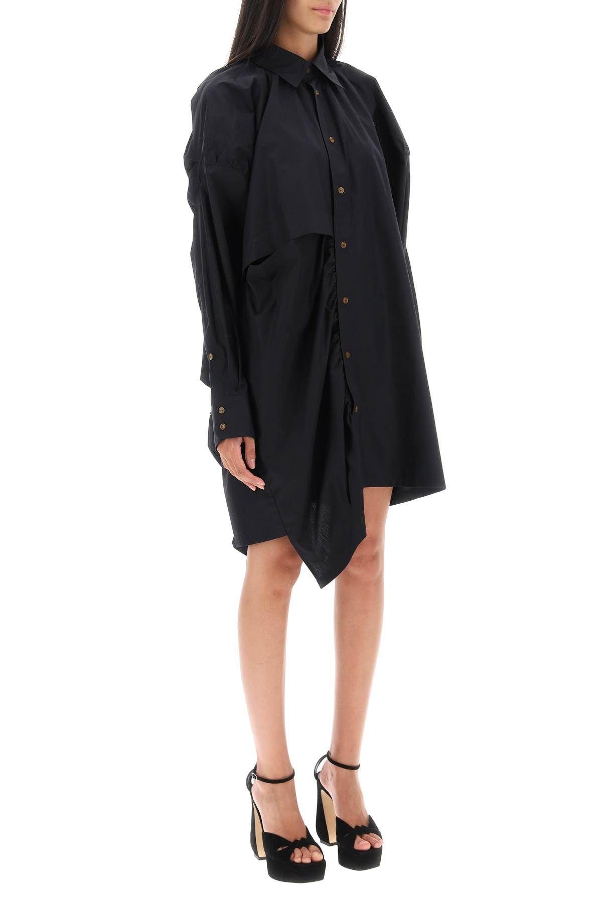 Gibbon asymmetric shirt dress with cut-outs Vivienne Westwood - 3