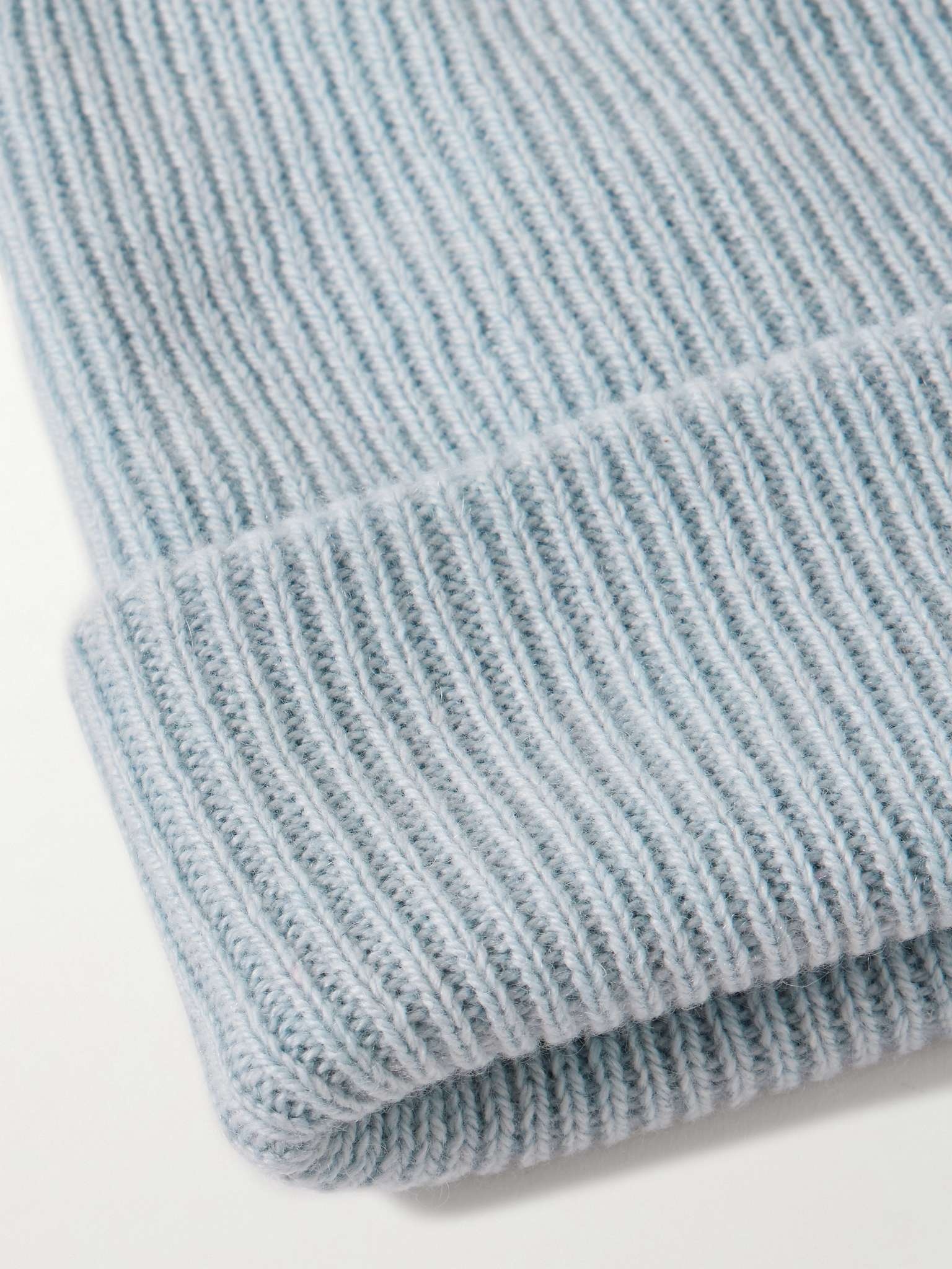 Parker Ribbed Cashmere Beanie - 3