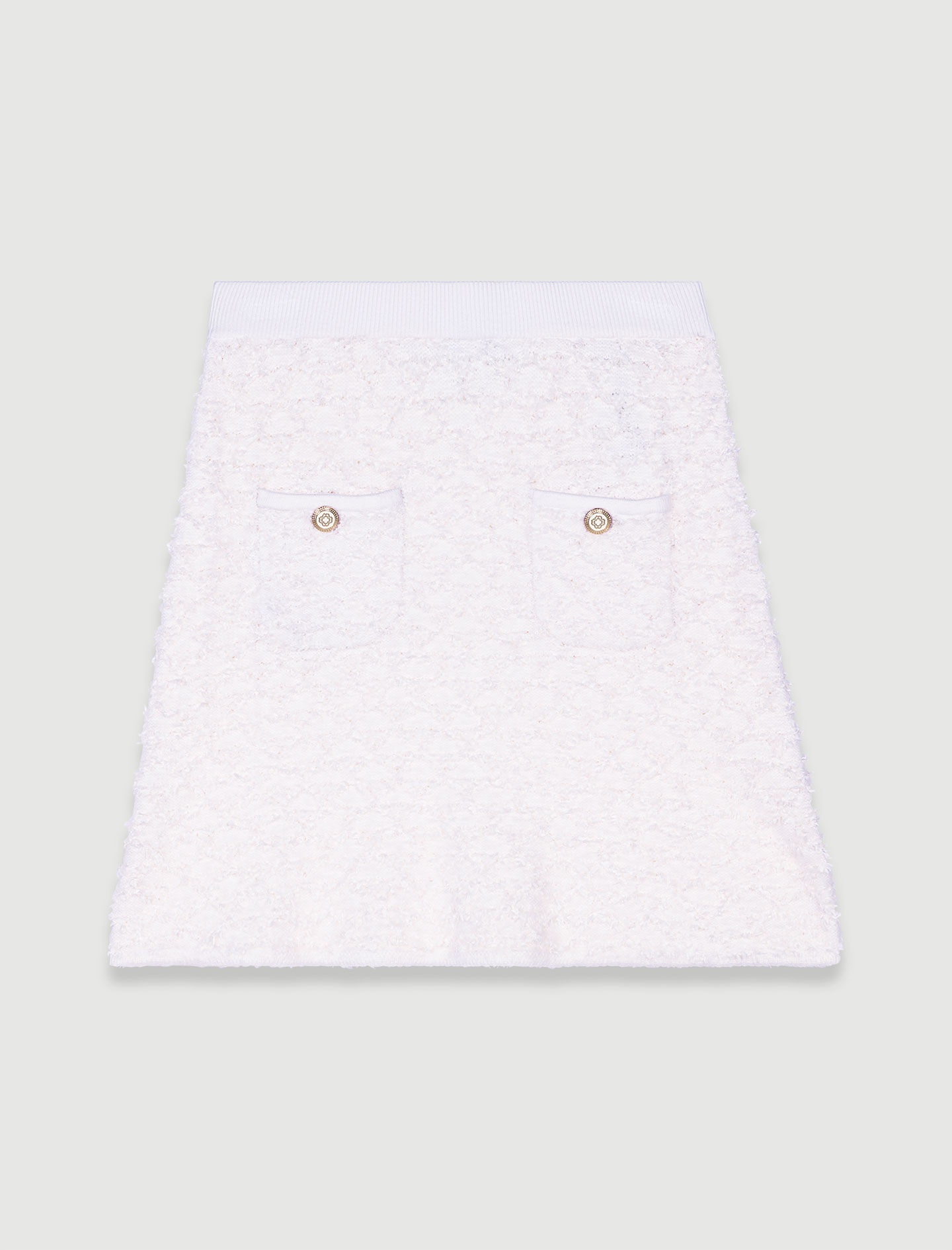 Knit mini skirt - 1