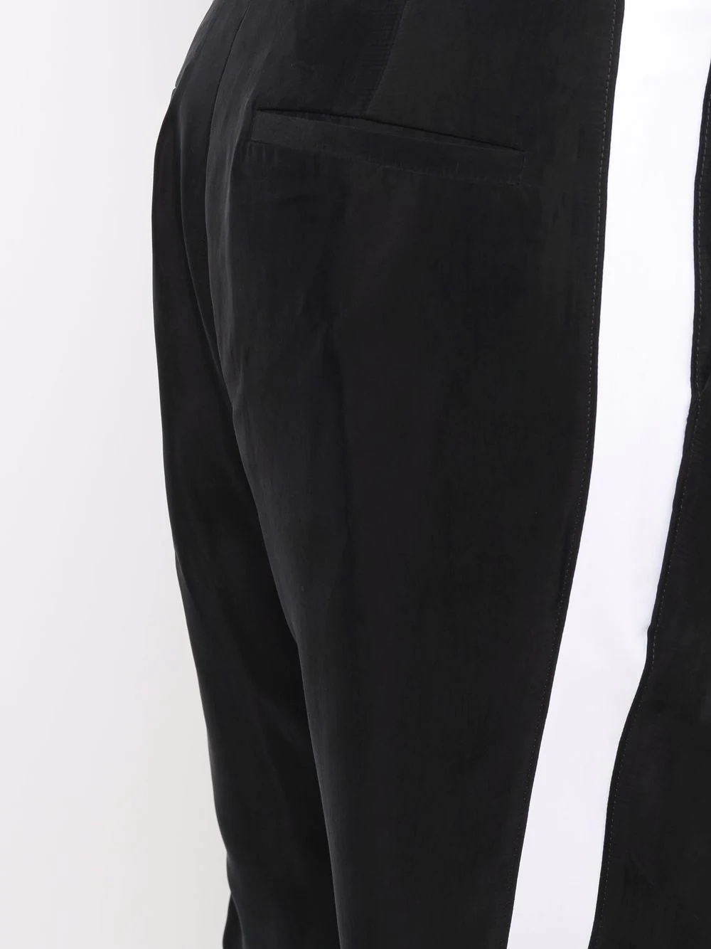 cropped side-stripe trousers - 5