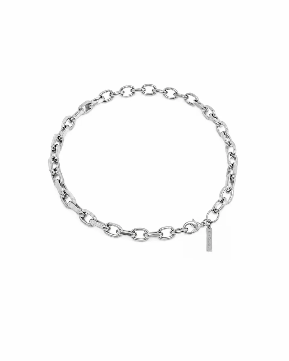SILVER CHAIN NECKLACE - 1